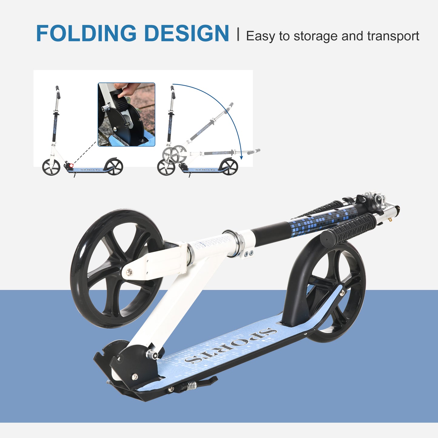Folding Kids Kick Scooter Ride on Toys