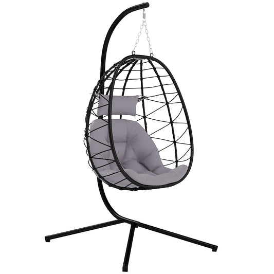 Hanging Egg Chair Outdoor Indoor Garden Swing Chair (6)