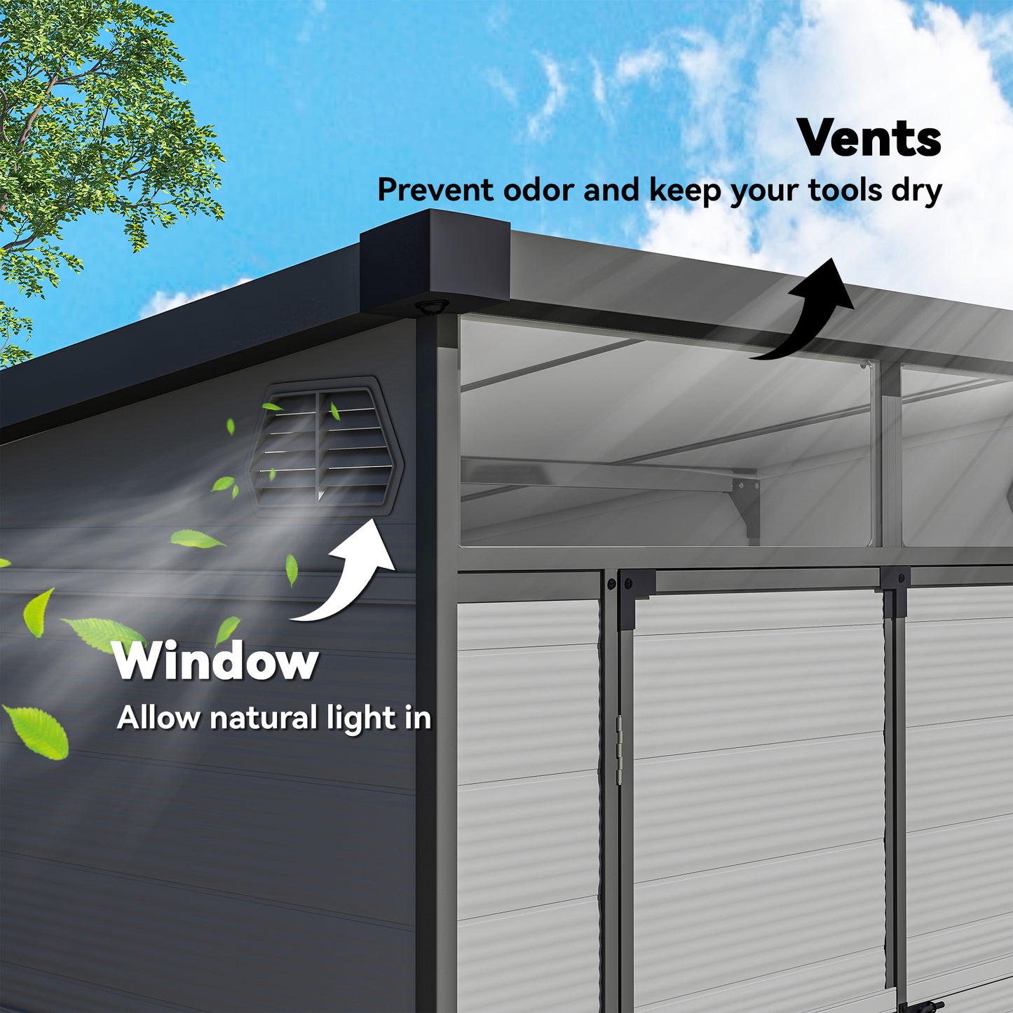 6 x 6ft Outdoor Storage Shed