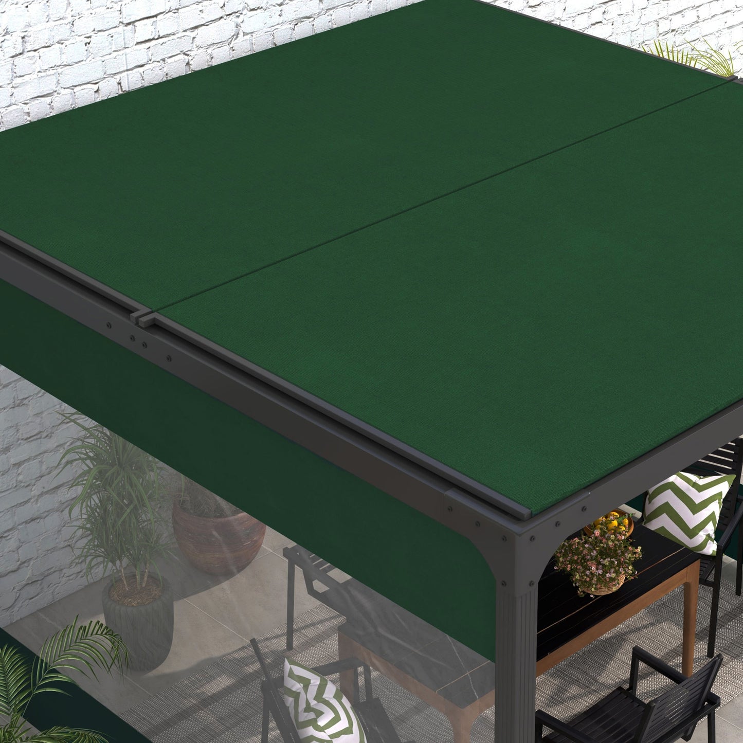 Set of Two 3 x 2m Replacement Pergola Panels