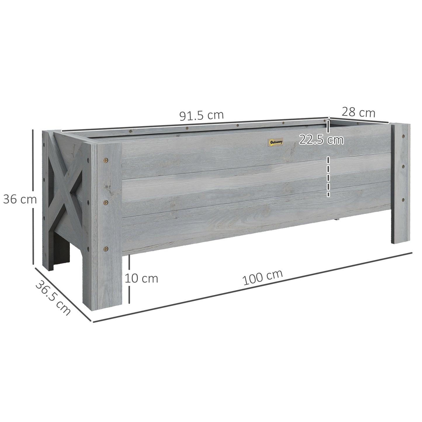 58L Garden Raised Bed Planter Grow Containers (1)