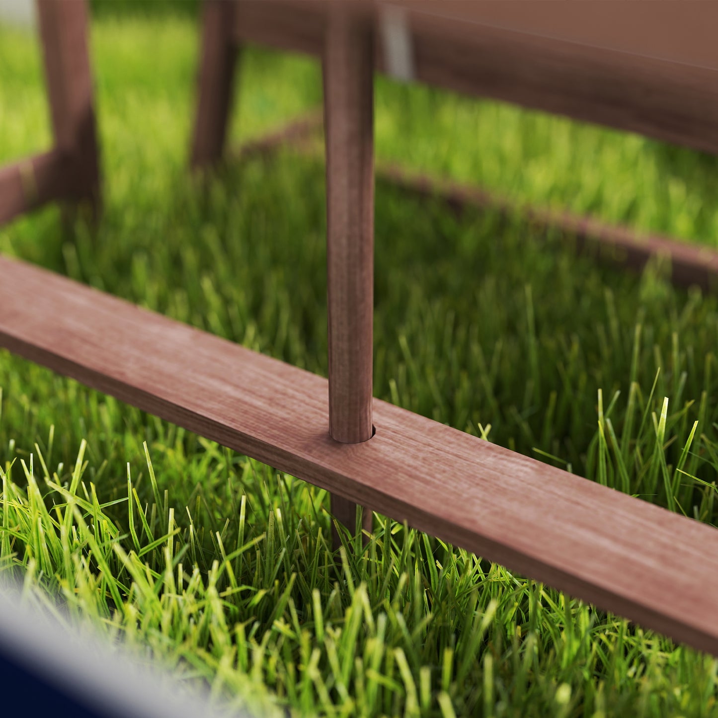 Outdoor Wooden Kids Picnic Table & Bench Set with Cushions