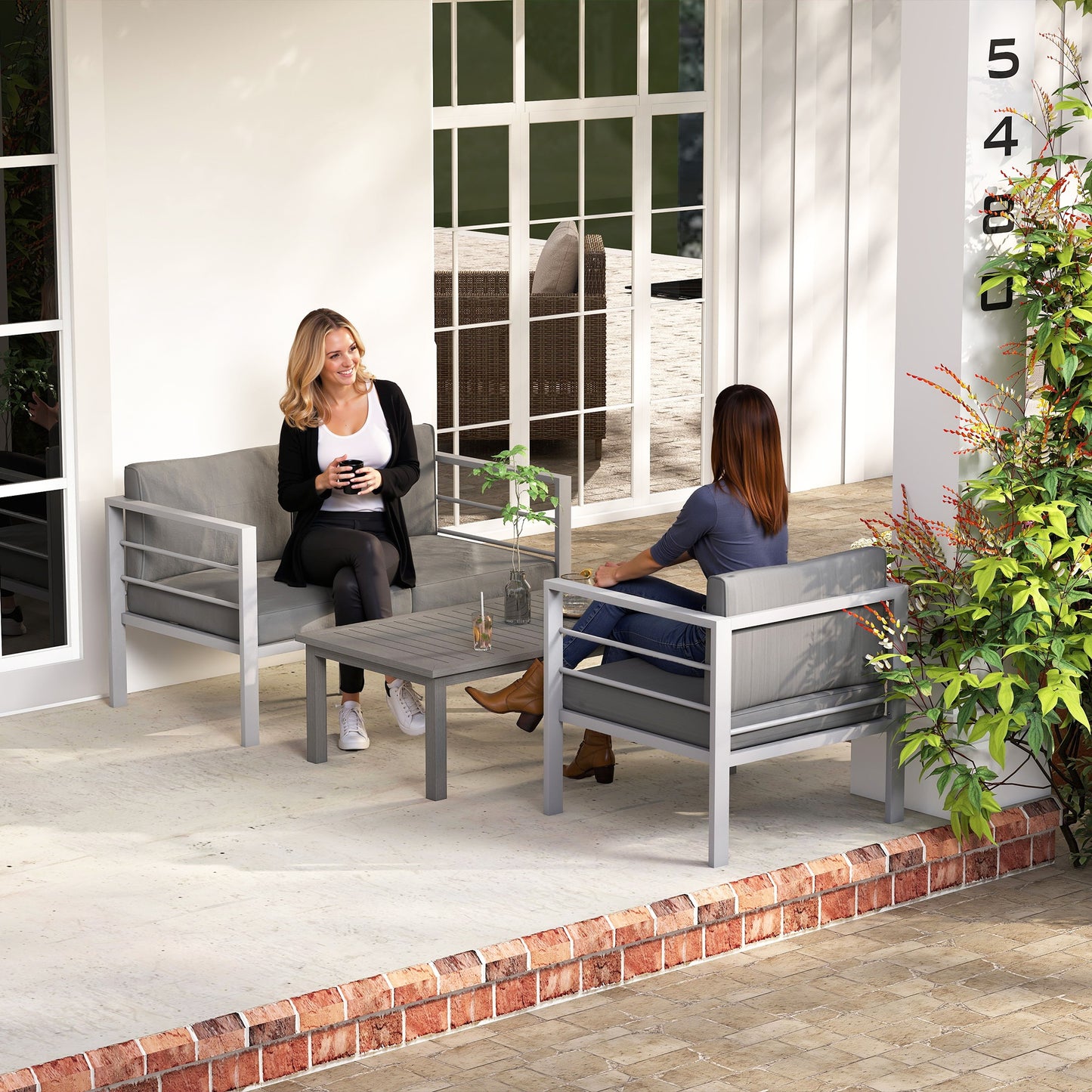 4 Piece Garden Furniture Set