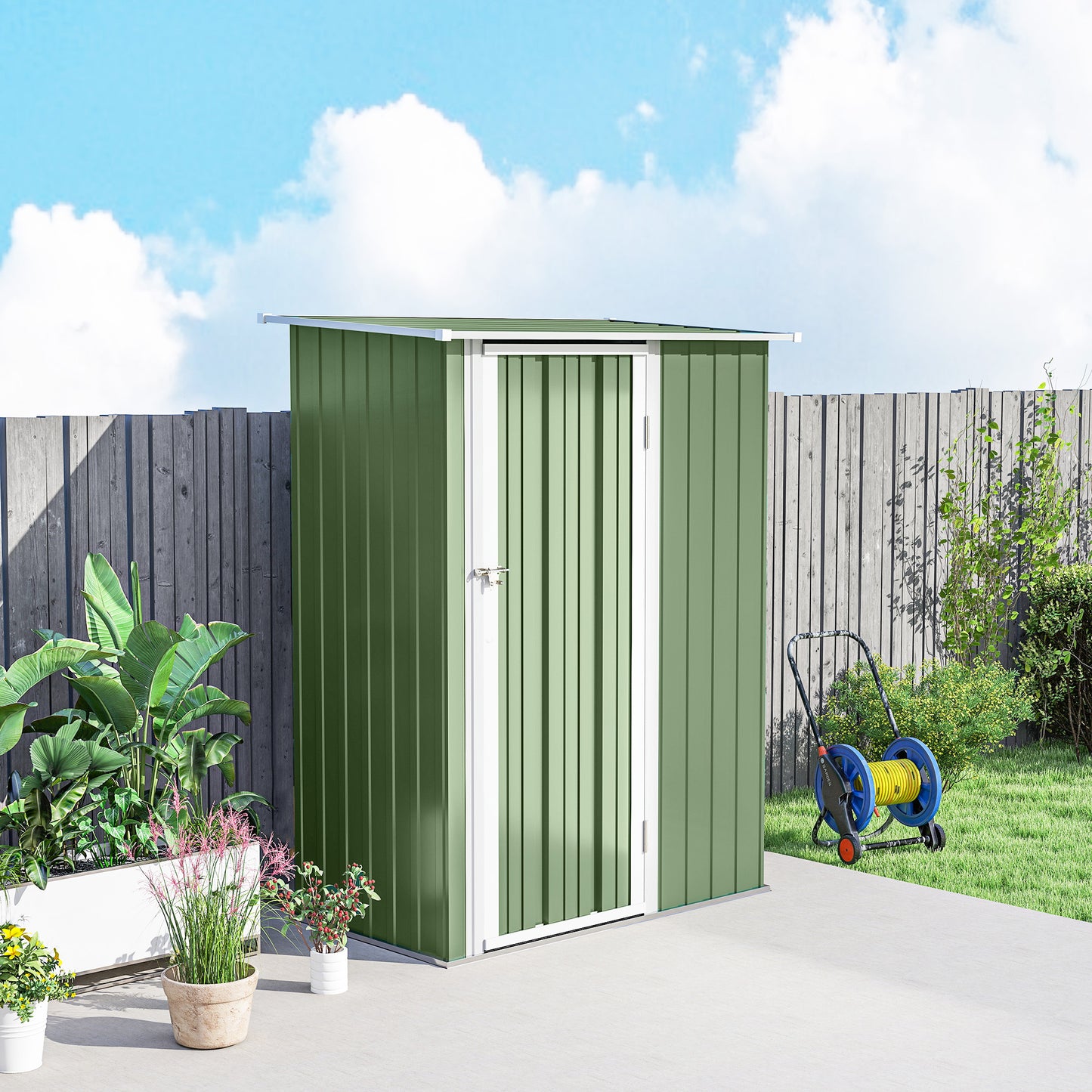 5ft x 3ft Garden Storage Shed (1)