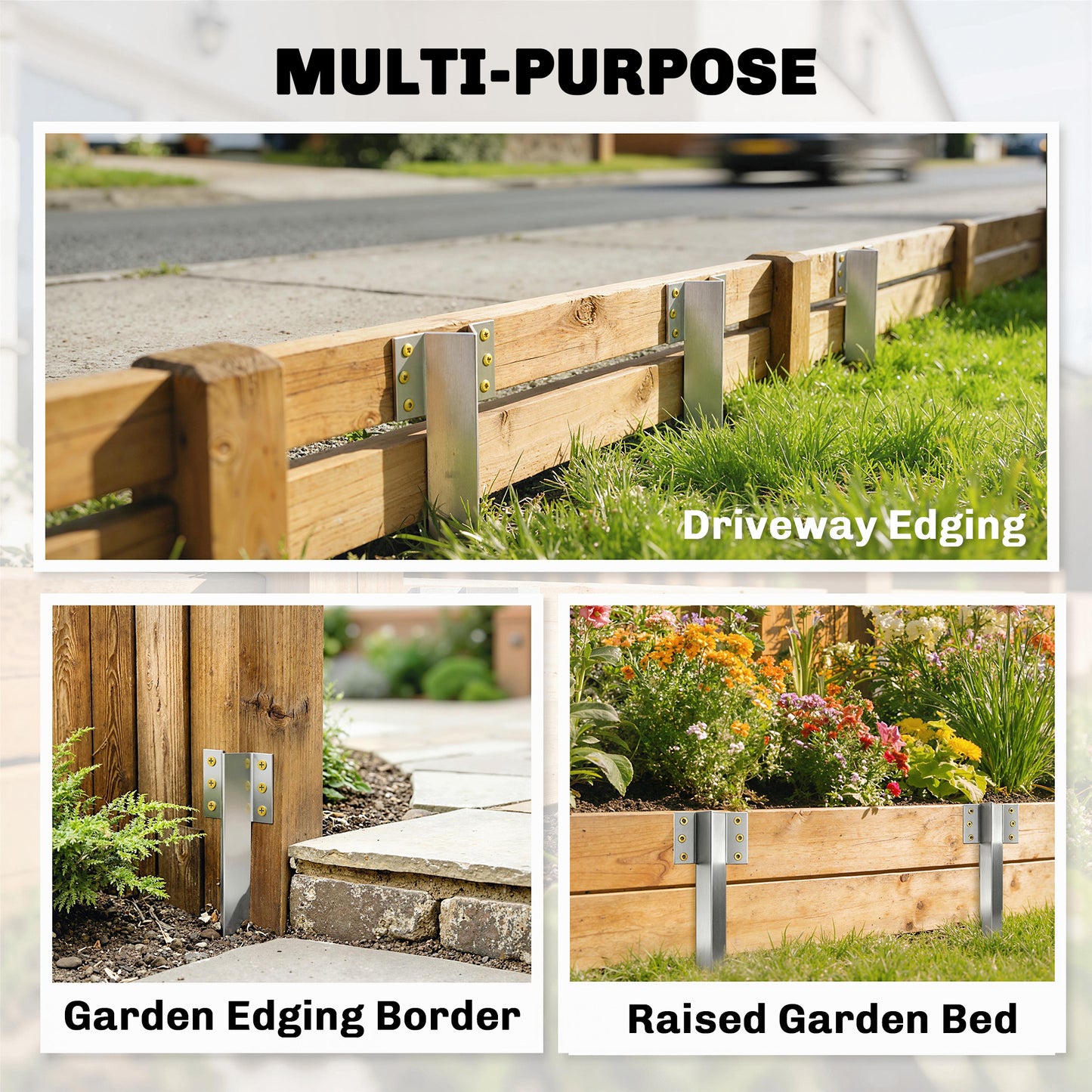 20 Pack Railway Sleeper Brackets
