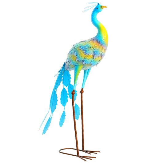 Peacock Garden Statue, Standing Garden Ornament