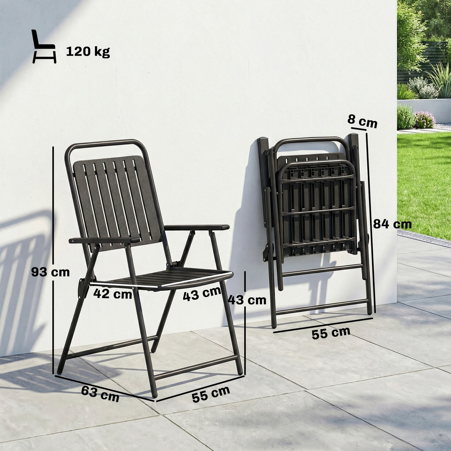 Folding Garden Chairs, Garden Dining Chairs