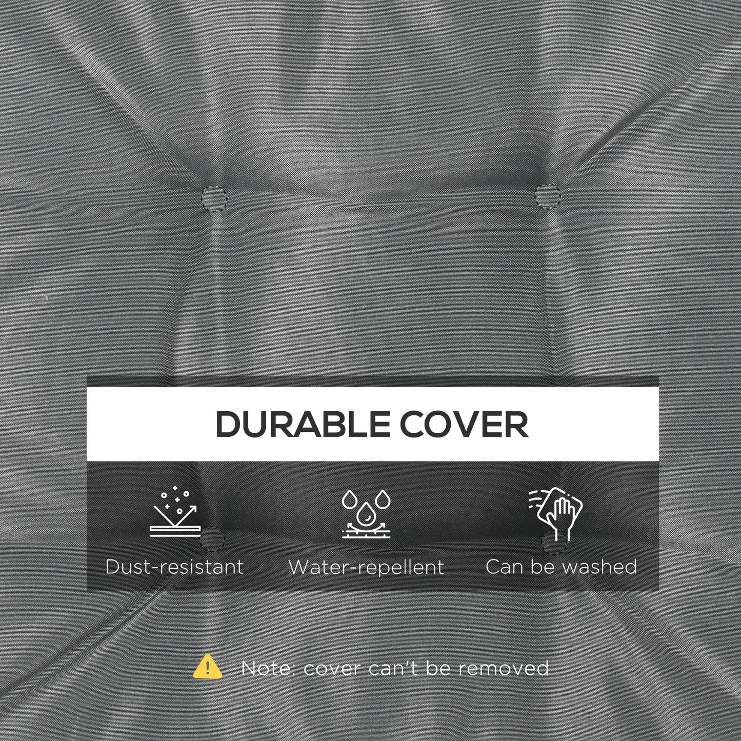 Garden Seat Cushion with Ties