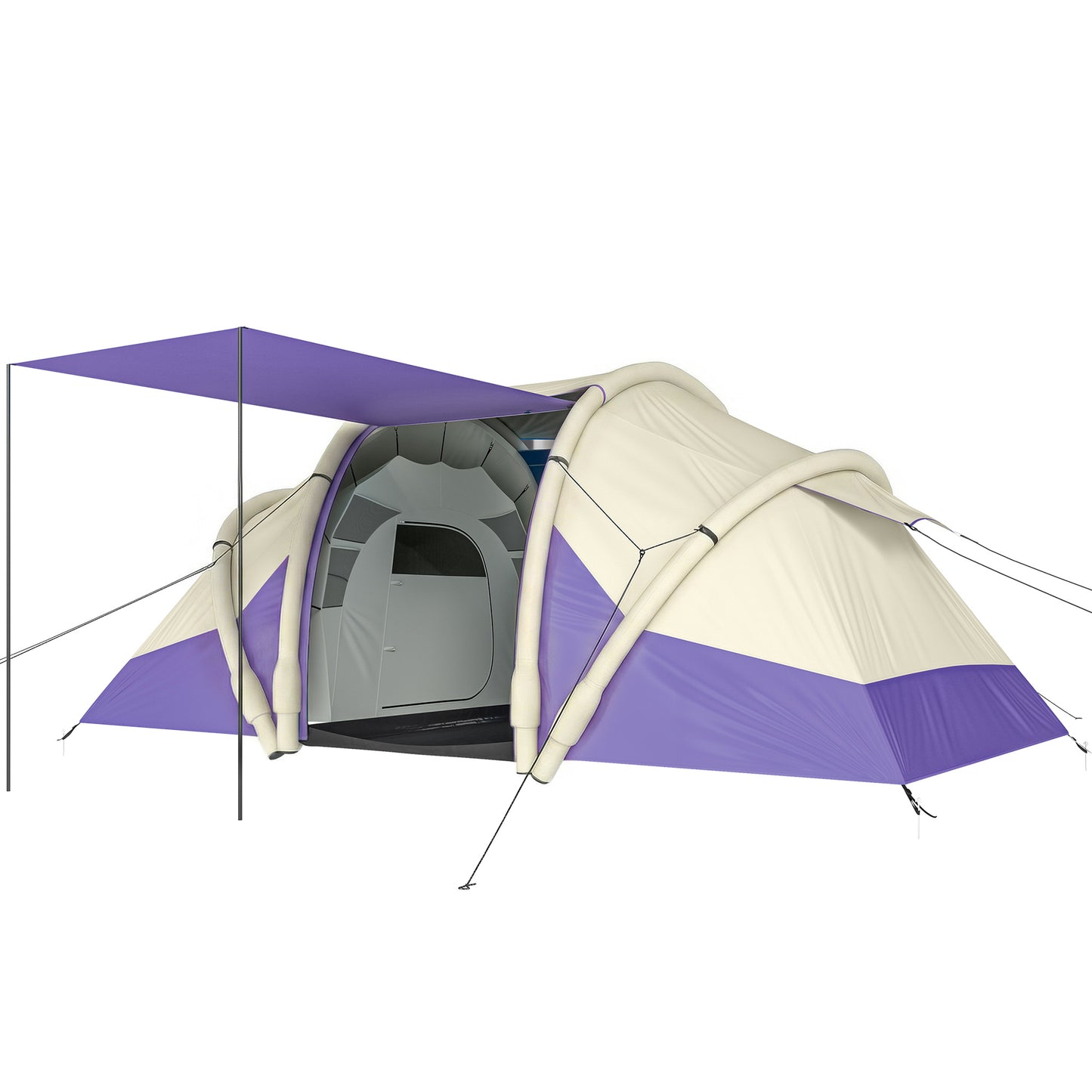 Inflatable Tent 2 Bedroom 3000mm Waterproof Windproof Air Tent