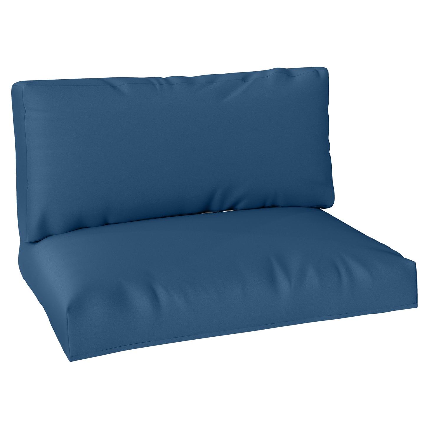 Two Piece Seat Pallet and Back Cushions