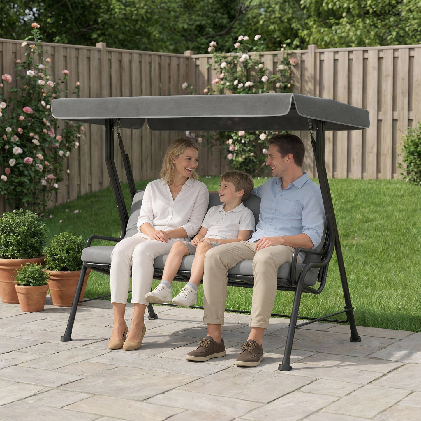 3-Seater Garden Swing Seat