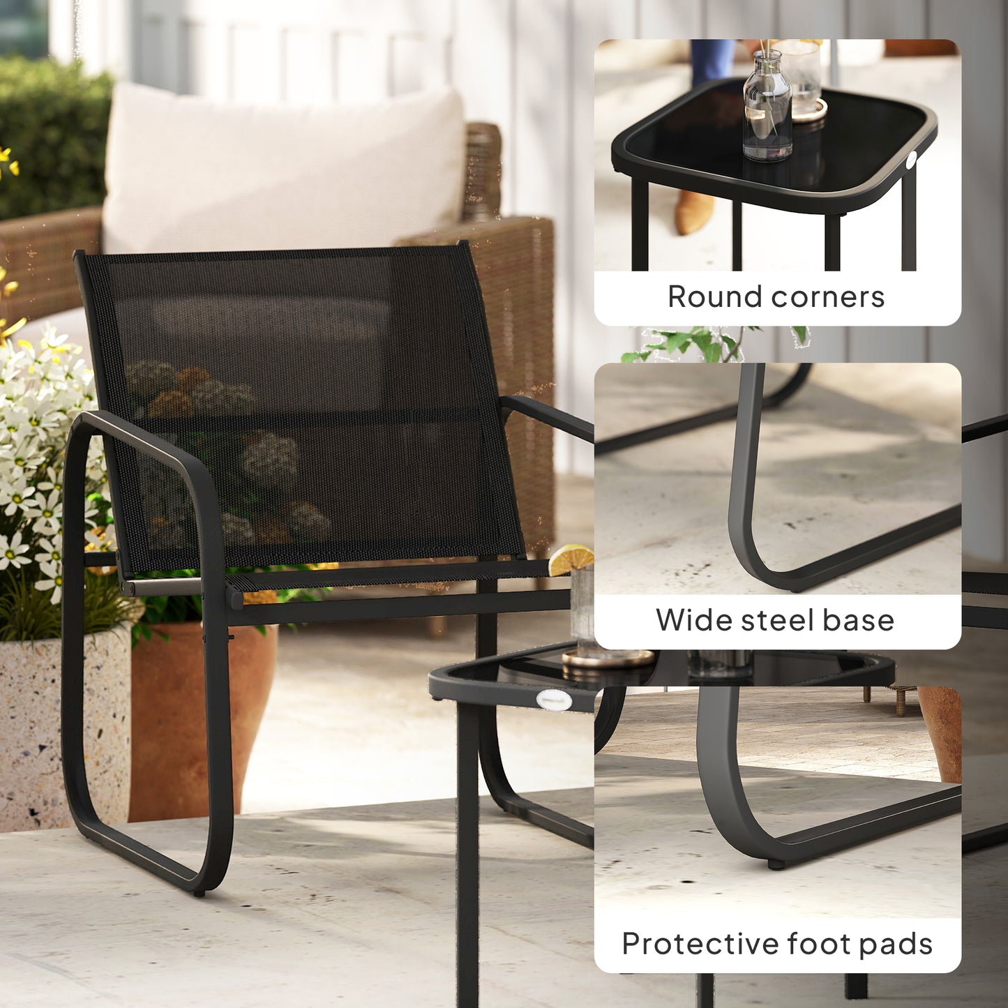 Three-Piece Garden Seating Set