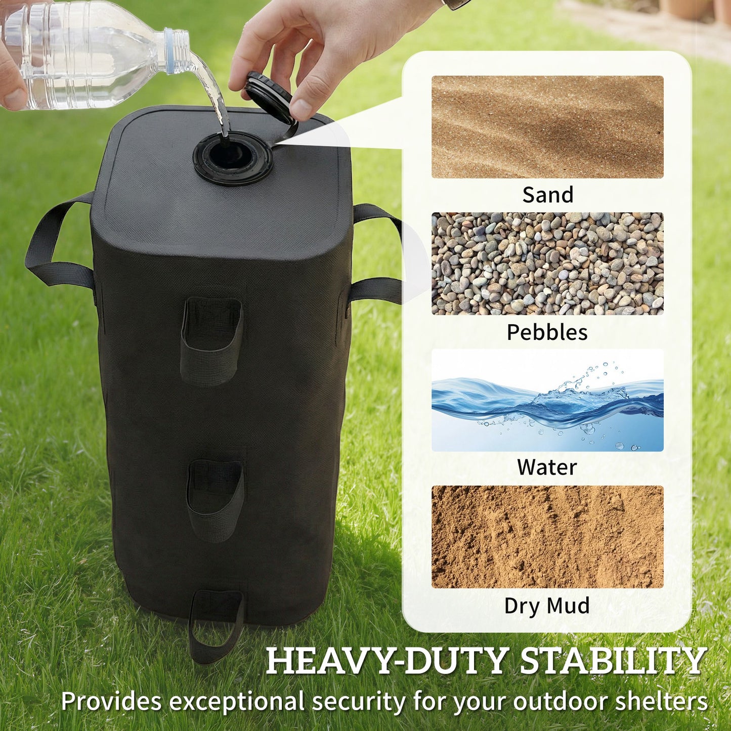 Set of 4 Heavy Duty Gazebo Weights Bags