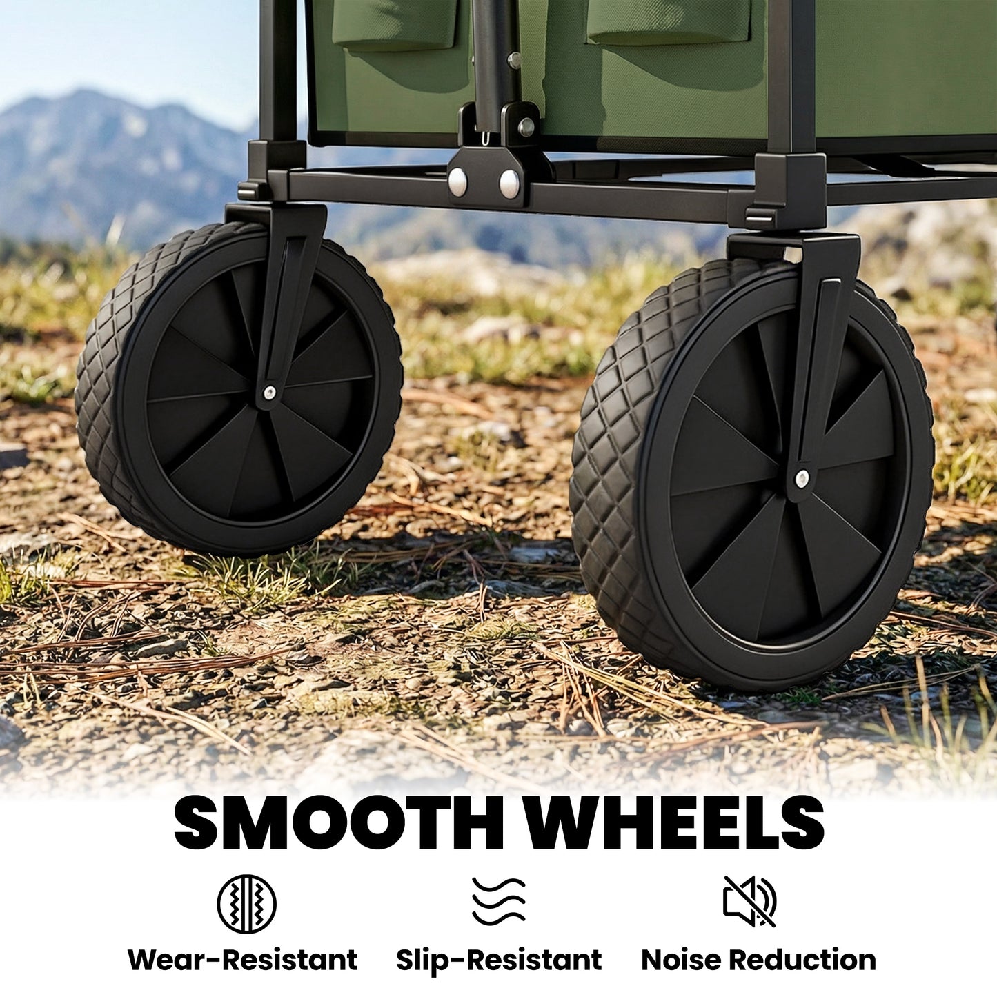 95L Foldable Festival Trolley on Wheels
