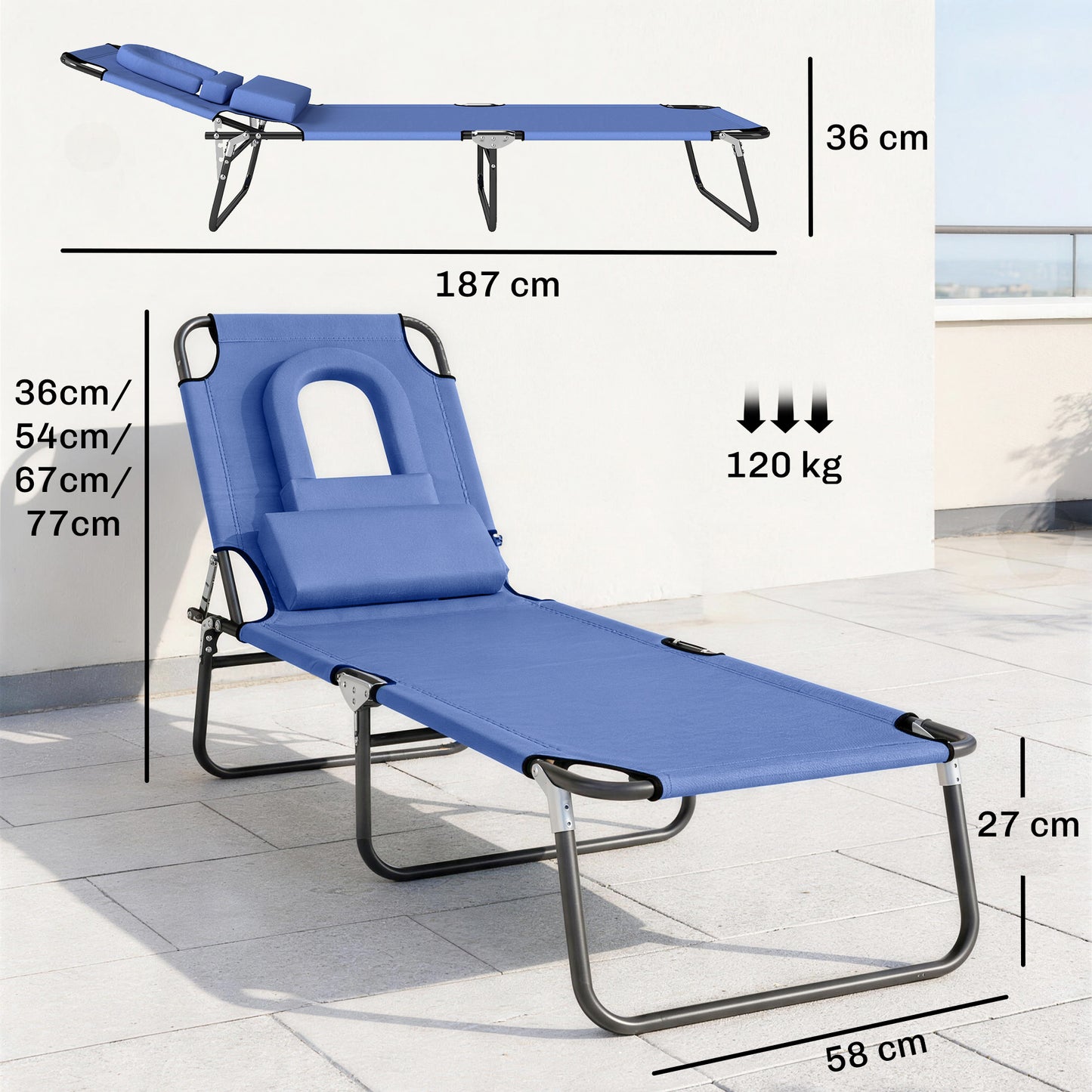 Reading Hole Sun Lounger