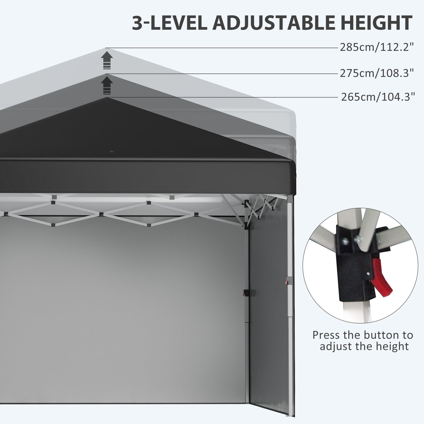 3 x 3 (M) Pop Up Gazebo Event Shelter
