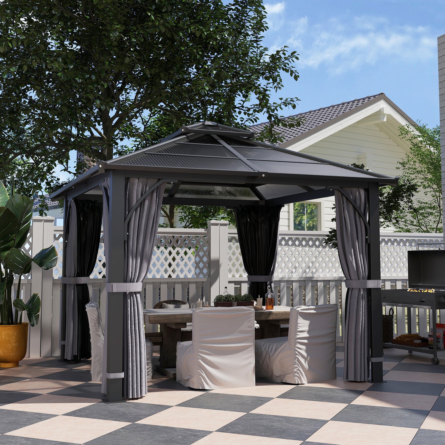 3 x 3(m) Hardtop Gazebo Canopy