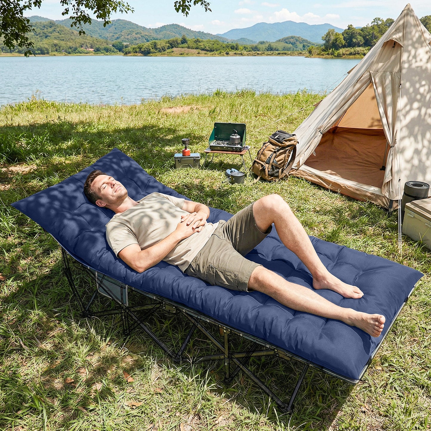 Sleeping Mat, Foldable Camping Mattress Pad