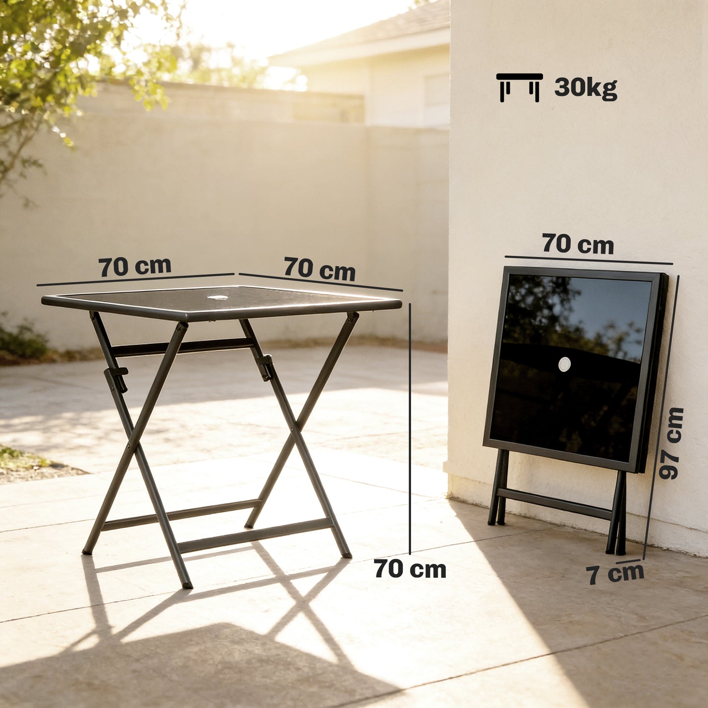 Folding Outdoor Dining Table