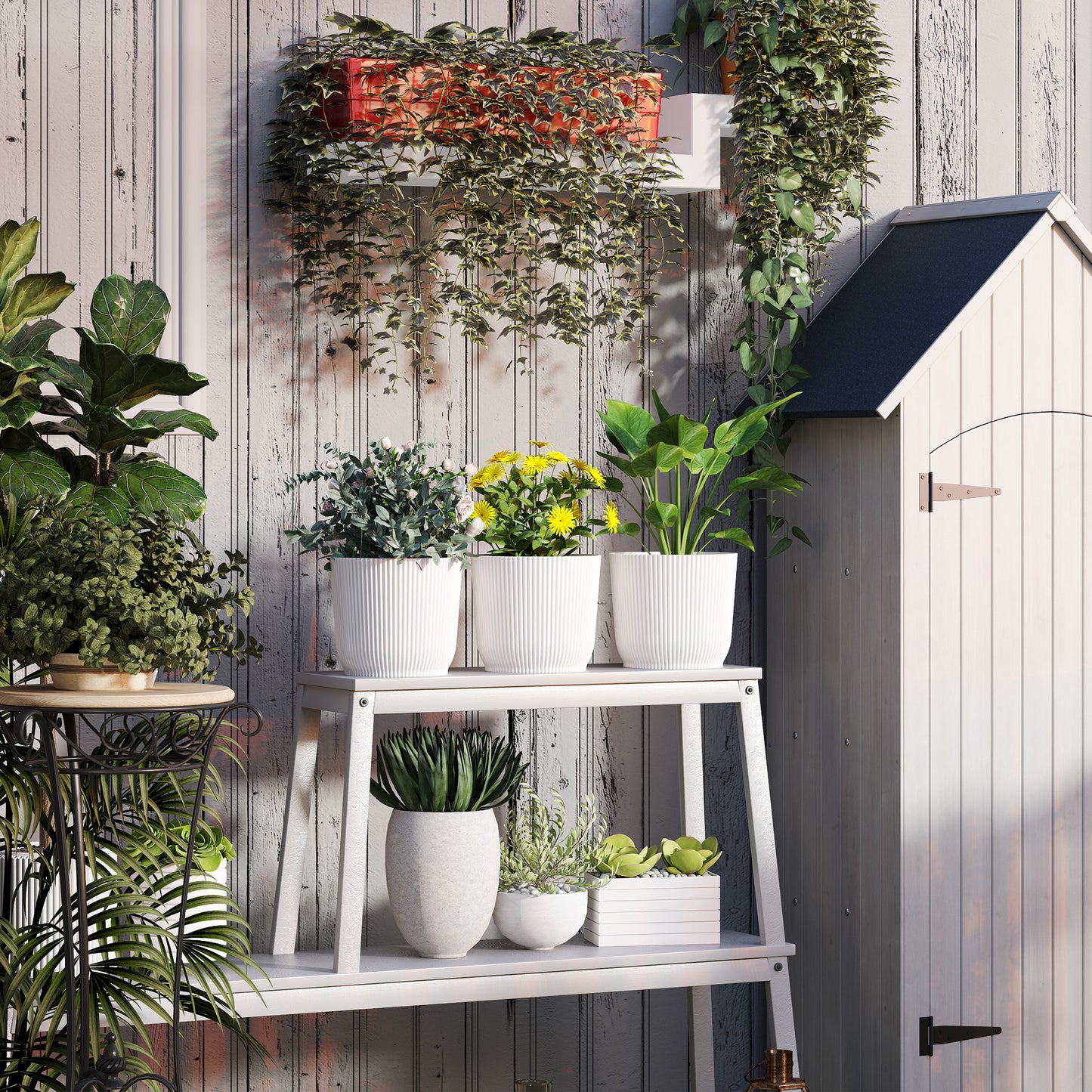 Set of Three Ф22cm Planters
