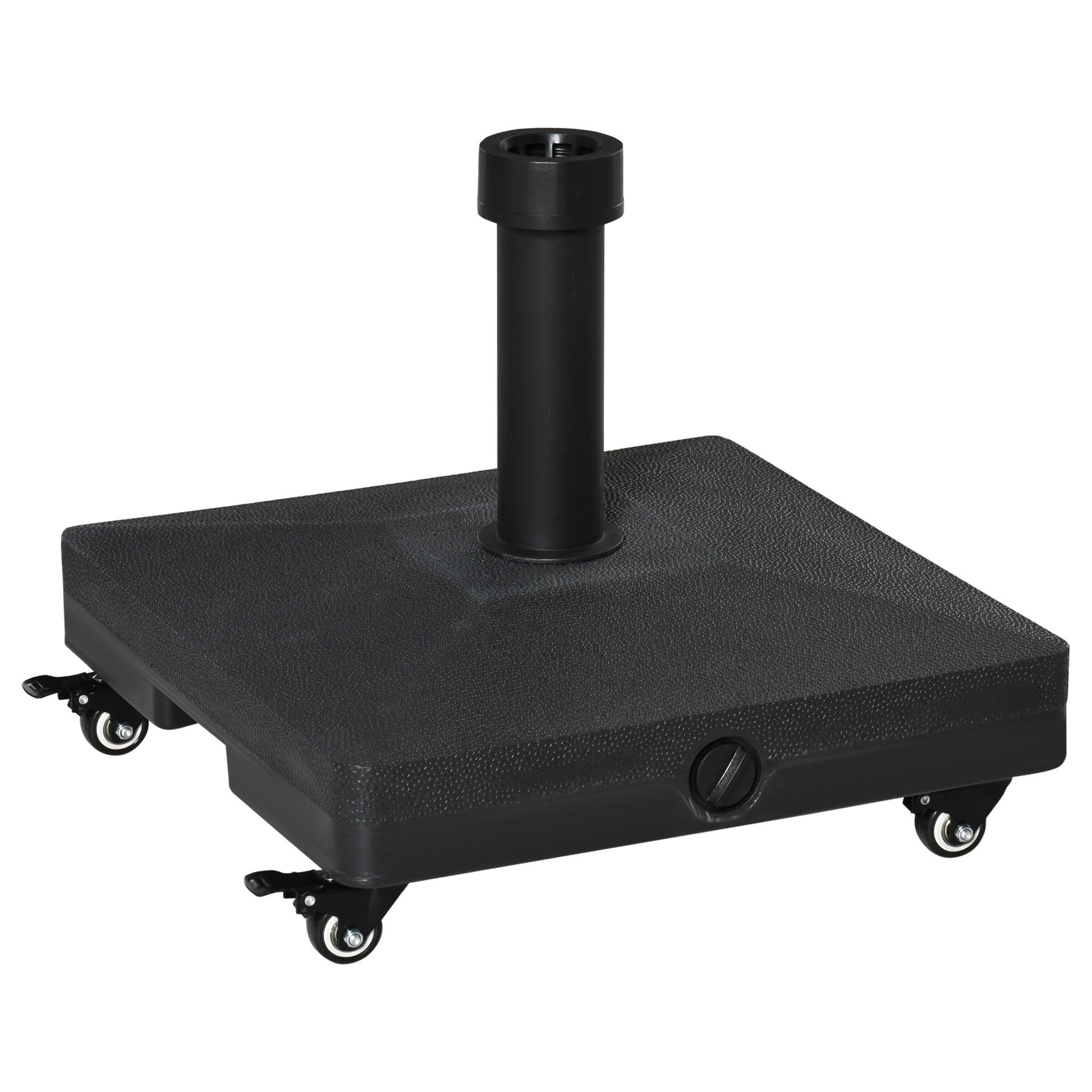20kg Garden Parasol Base with Wheels Heavy Duty Sand or Water