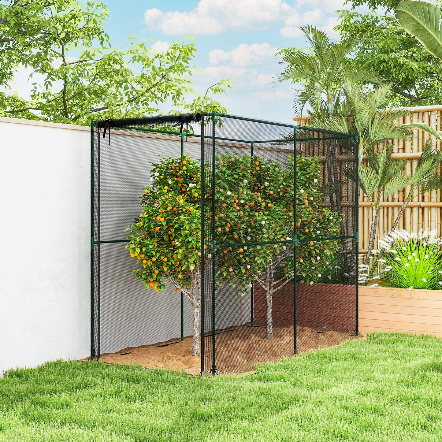 Fruit Cage Bird Netting, Brassica Cage Plant Protection Tent