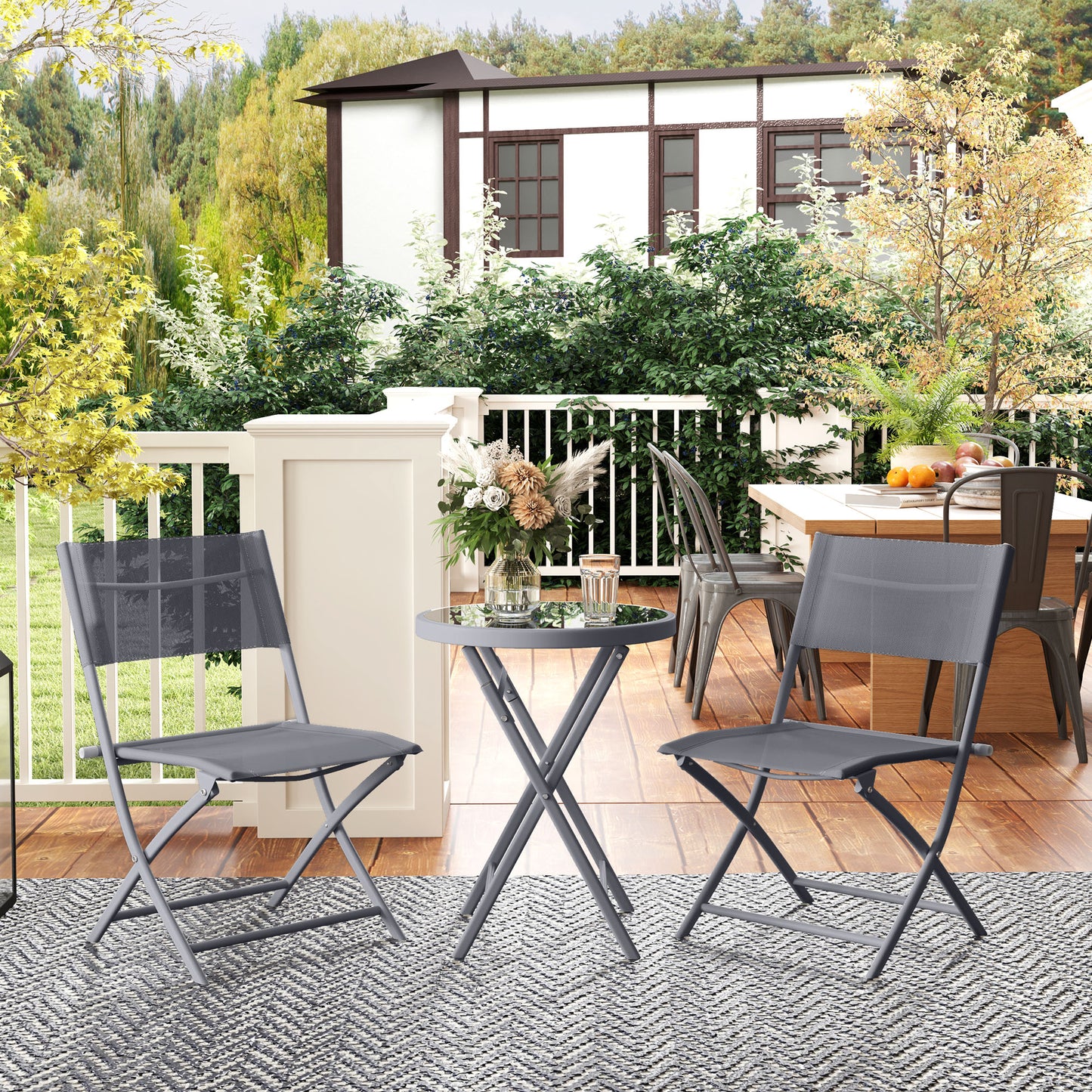3 Pieces Outdoor Bistro Set (1)