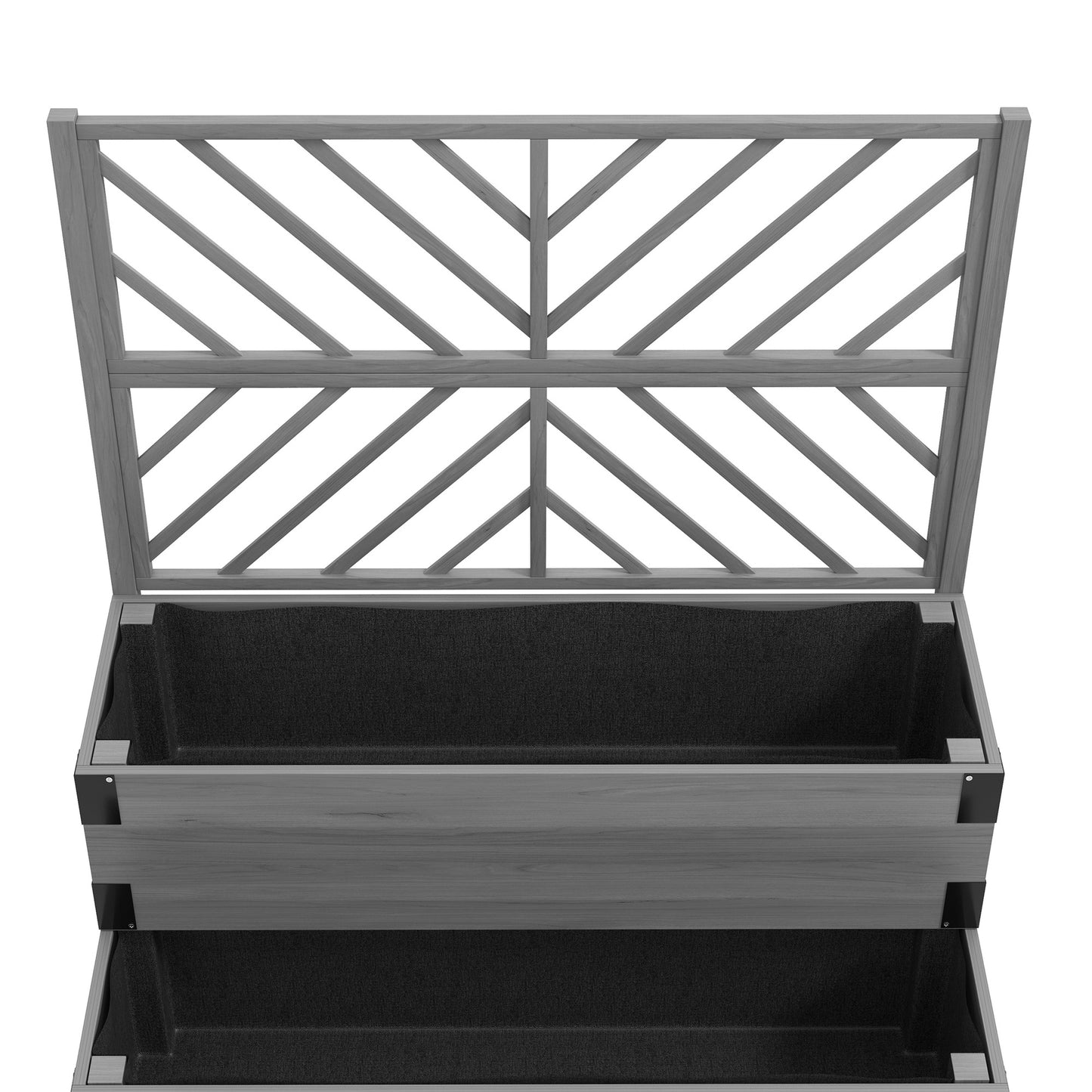 Raised Garden Bed with Trellis (1)