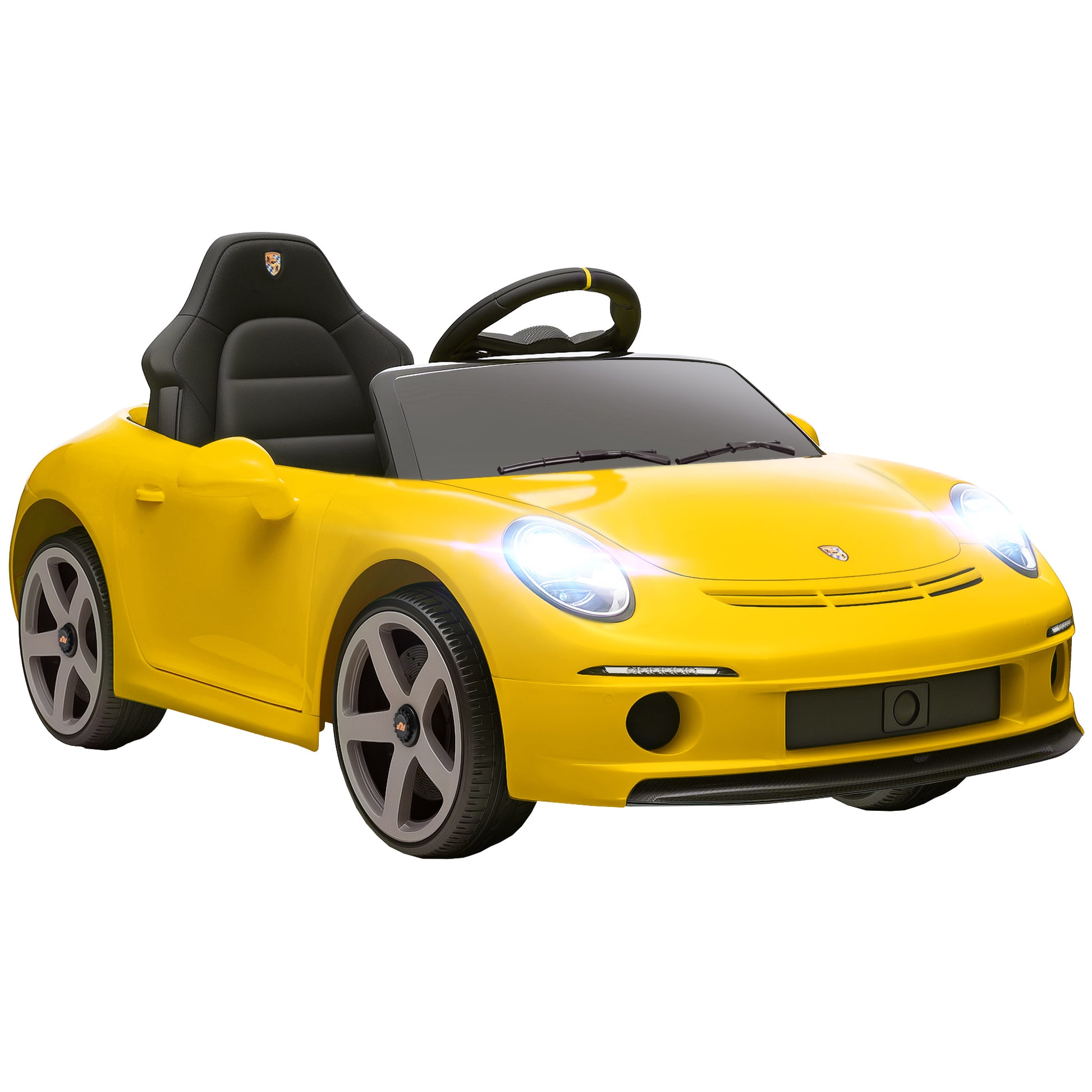 Kids Electric Car, 12V Licensed RUF GT Ride on Car with Suspension (1)