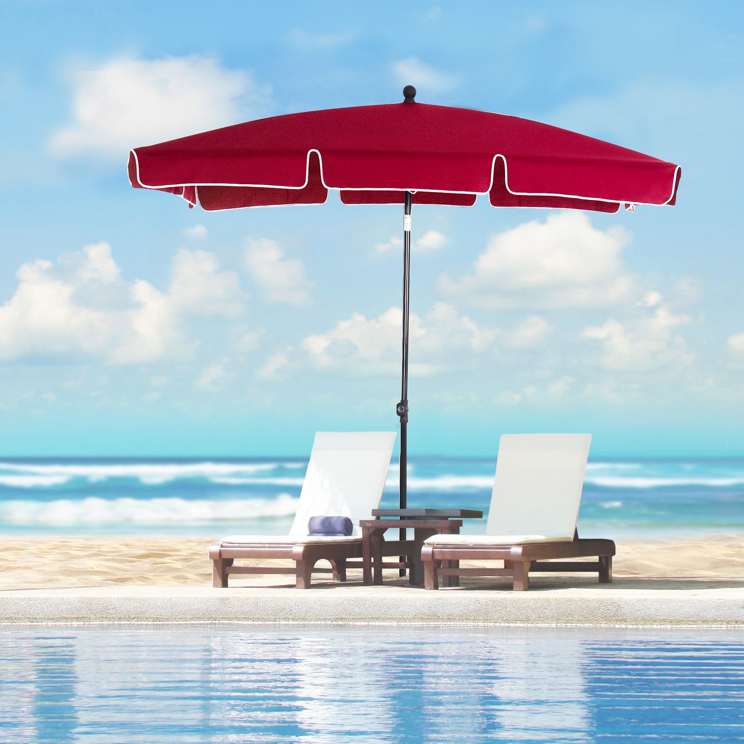 Garden Parasol Umbrella, Outdoor Market Table Umbrella