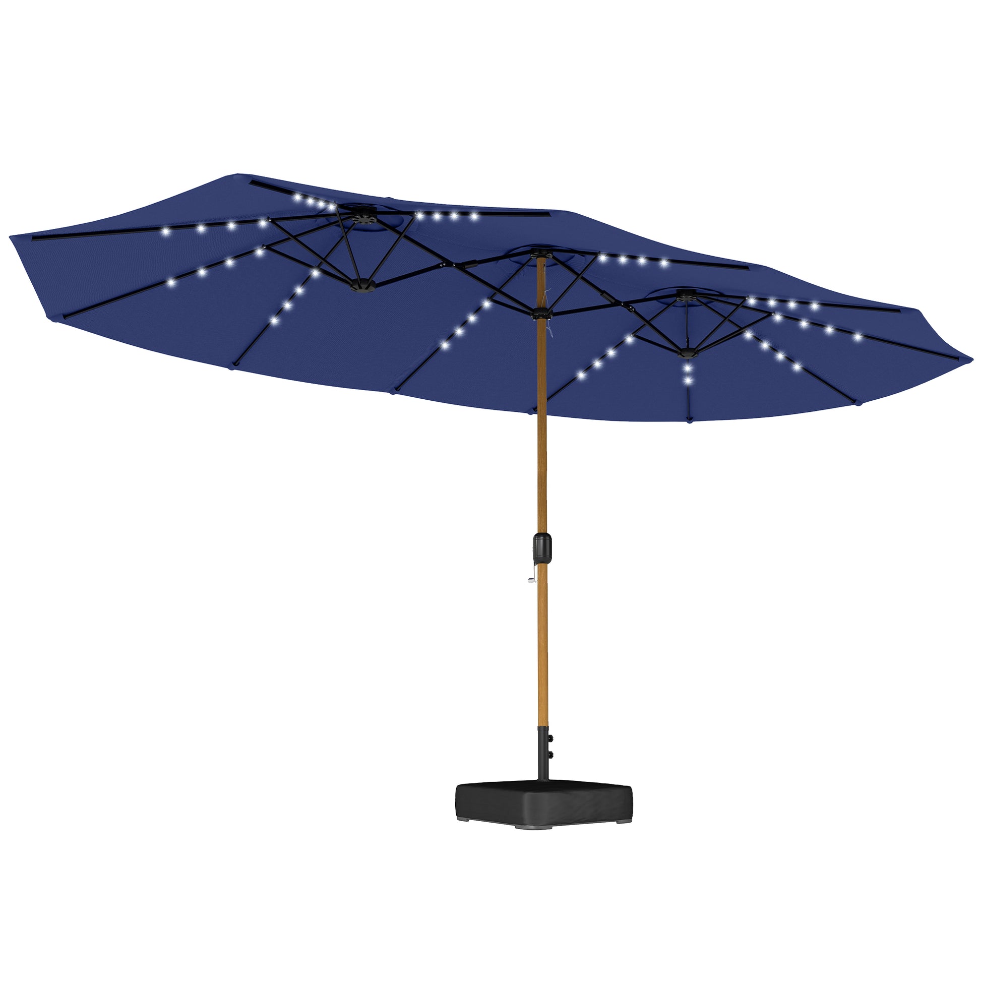 Double Sided Garden Parasol