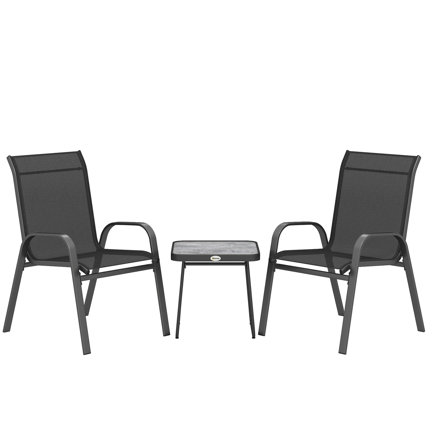 3 Pieces Outdoor Bistro Set