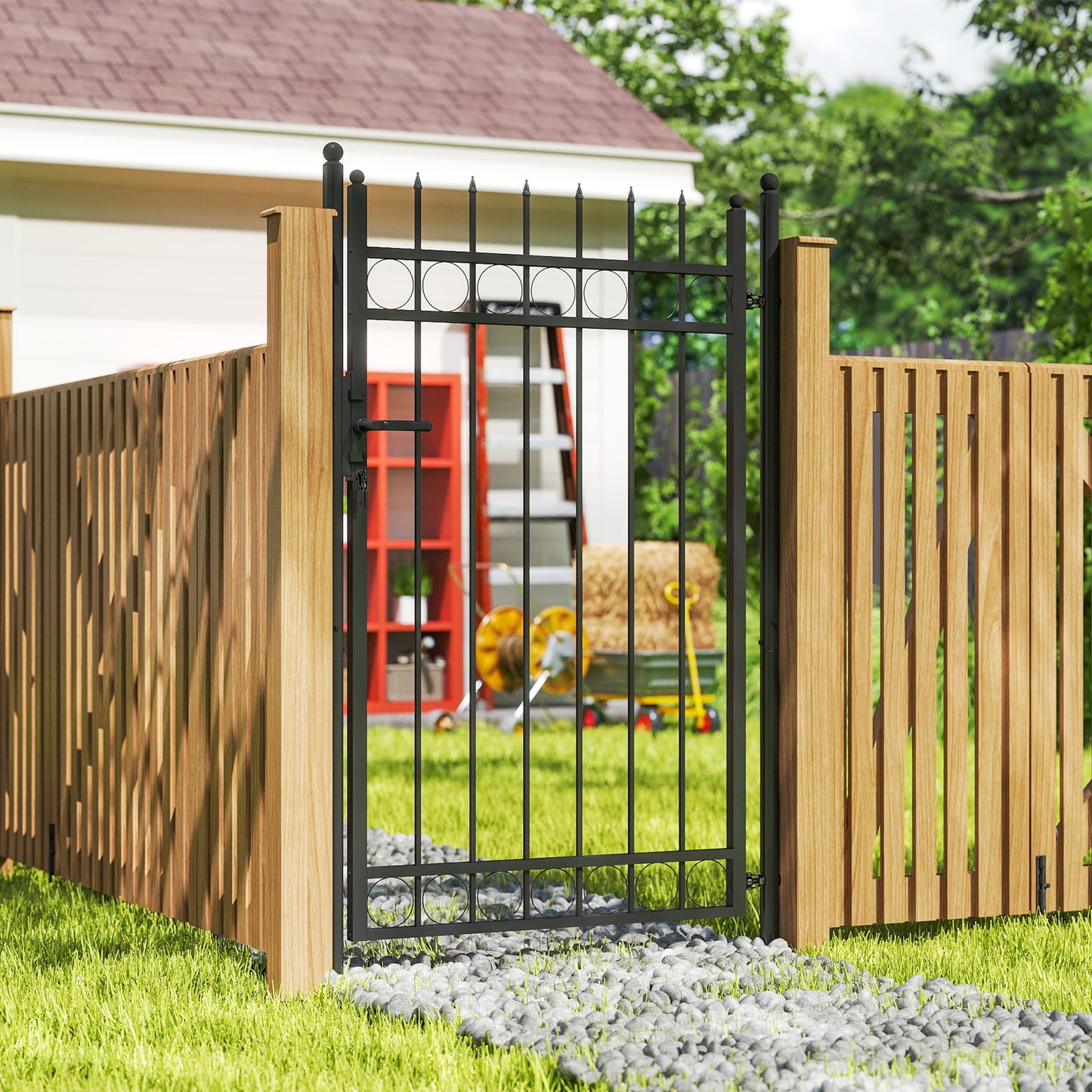Galvanised Steel Garden Gate