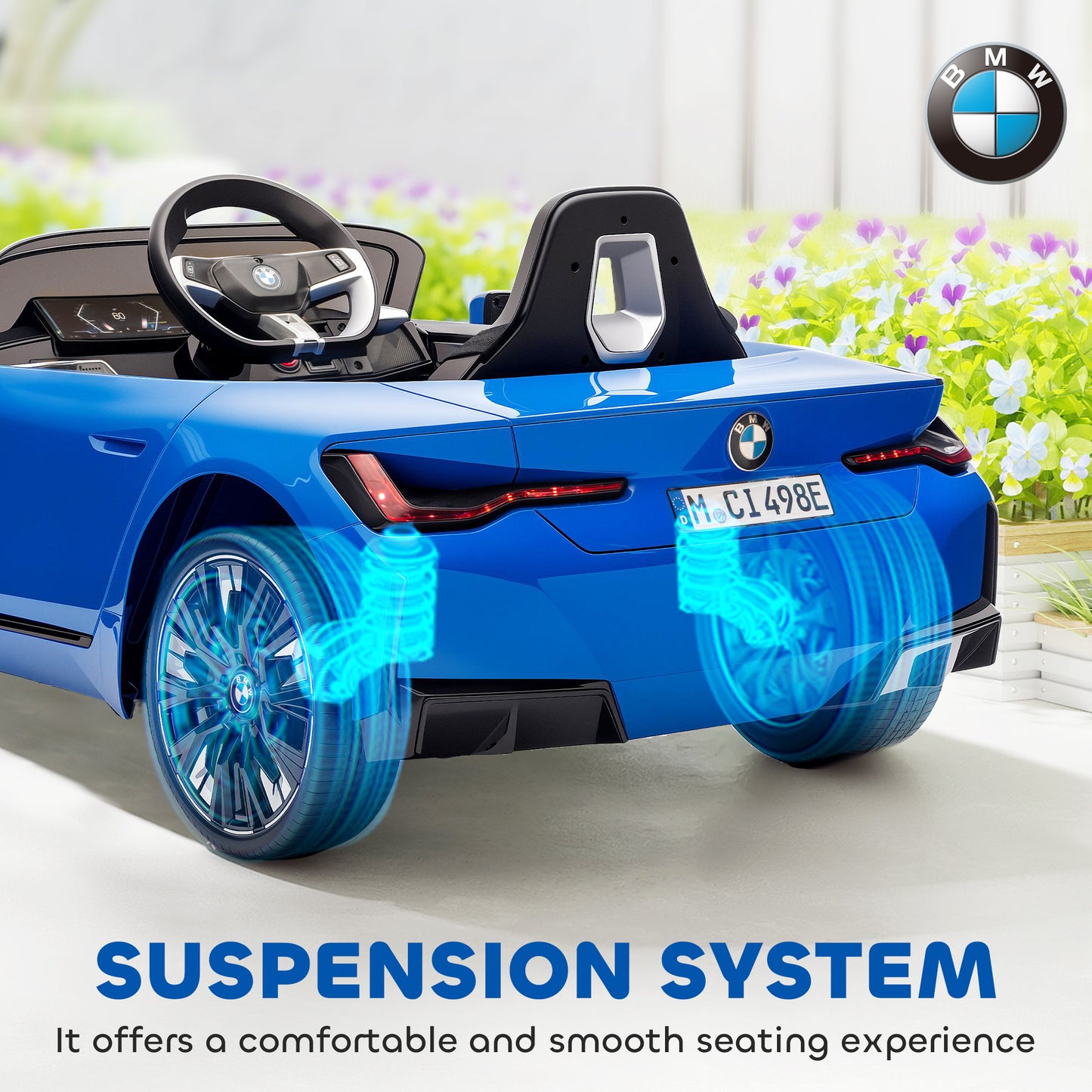 BMW i4 Licensed 12V Kids Electric Ride-On Car