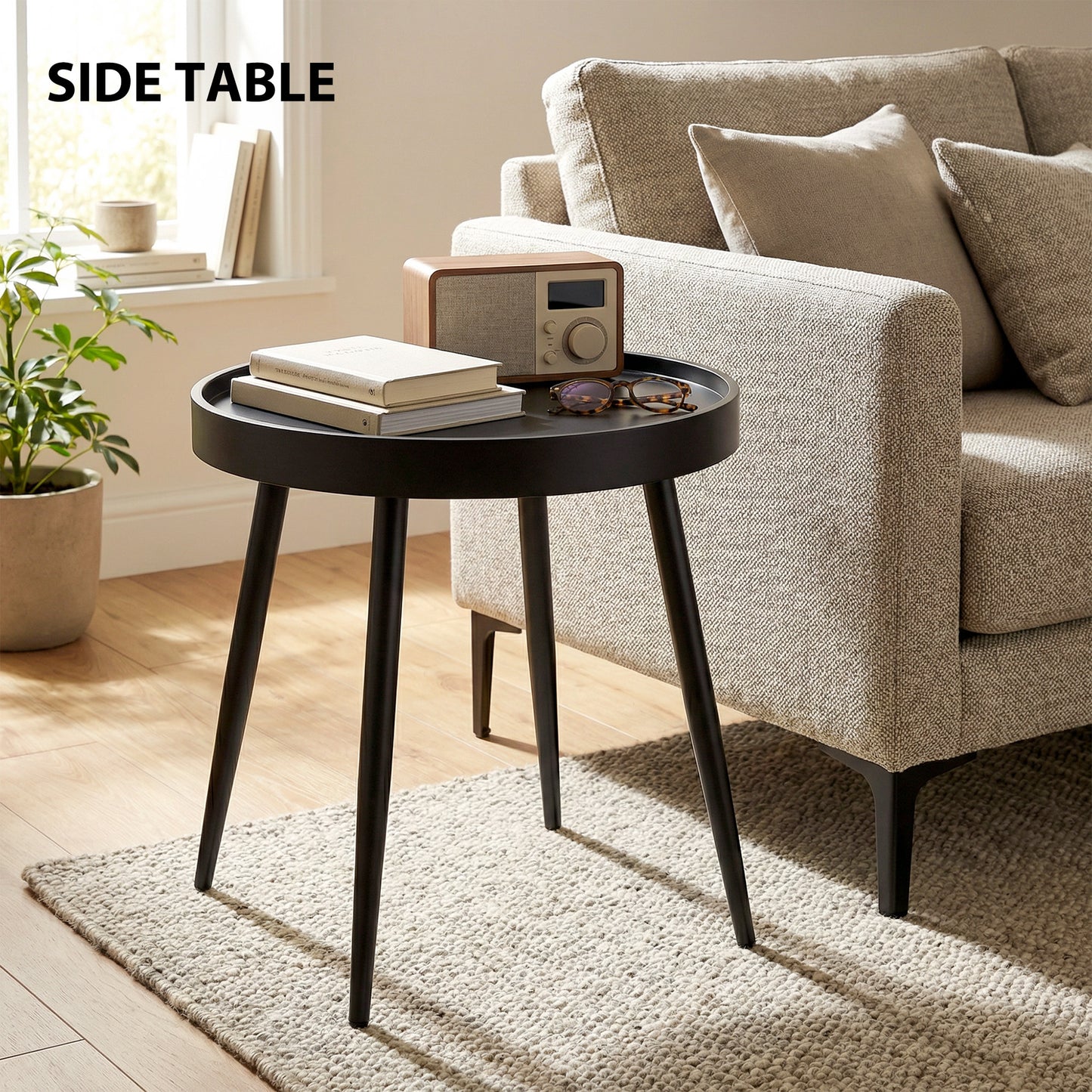 49.5 cm Round Garden Table