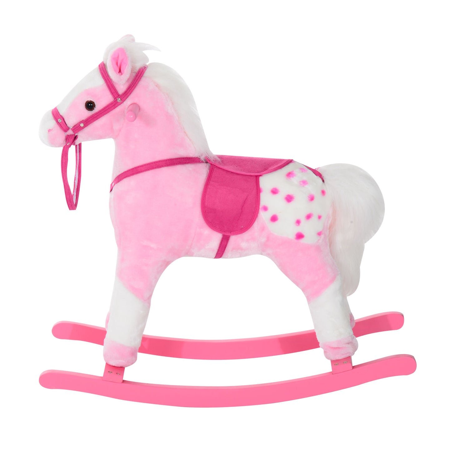 Baby Rocking Horse Plush Ride on Animals Rocker