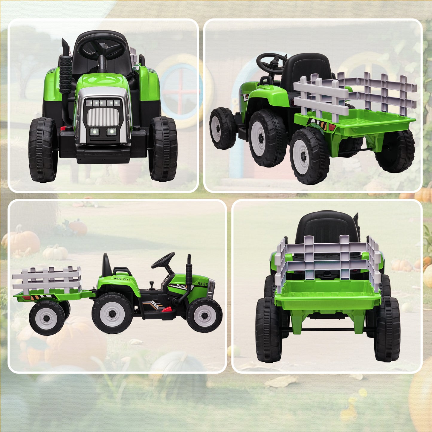 Ride On Tractor, Battery Powered Electric Car