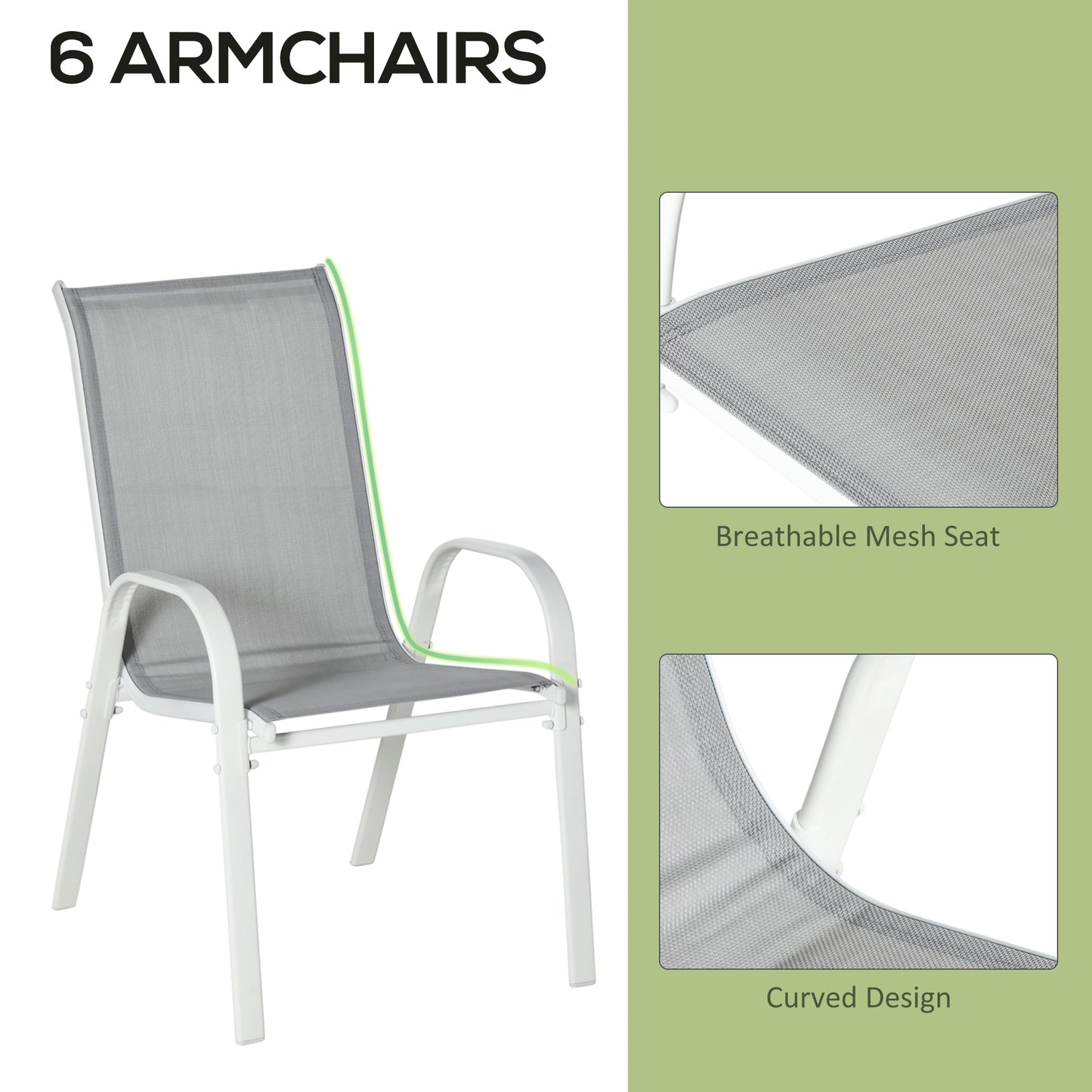 Seven-Piece Outdoor Dining Set