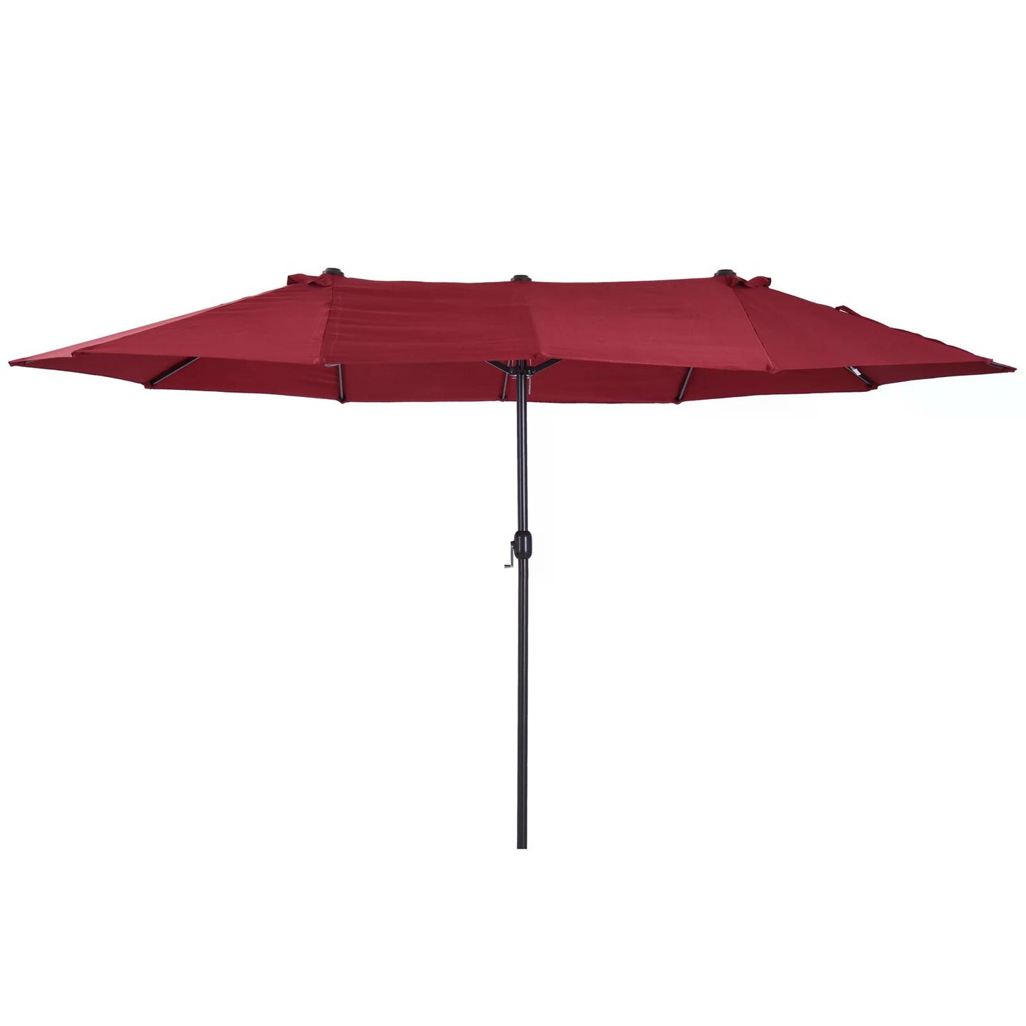 4.6m Double-Sided Patio Parasol Sun Umbrella