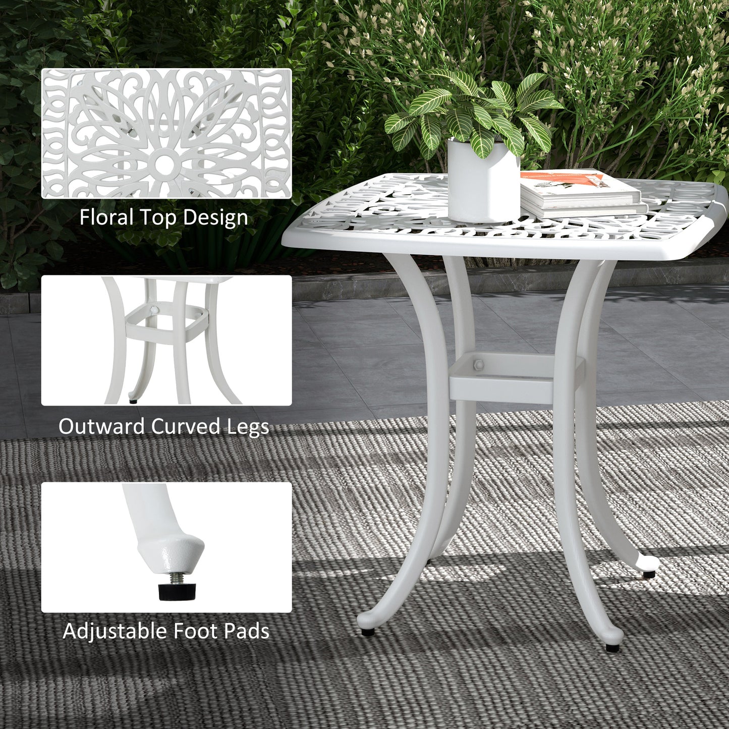 Cast Aluminium Bistro Table