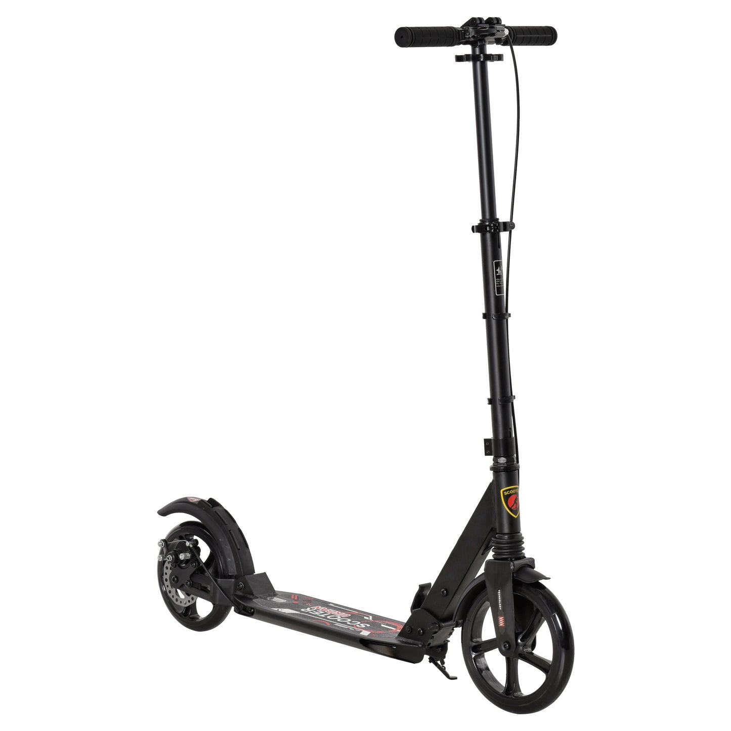 Kick Scooter, Folding 2 Wheel Scooter with Dual Brake System