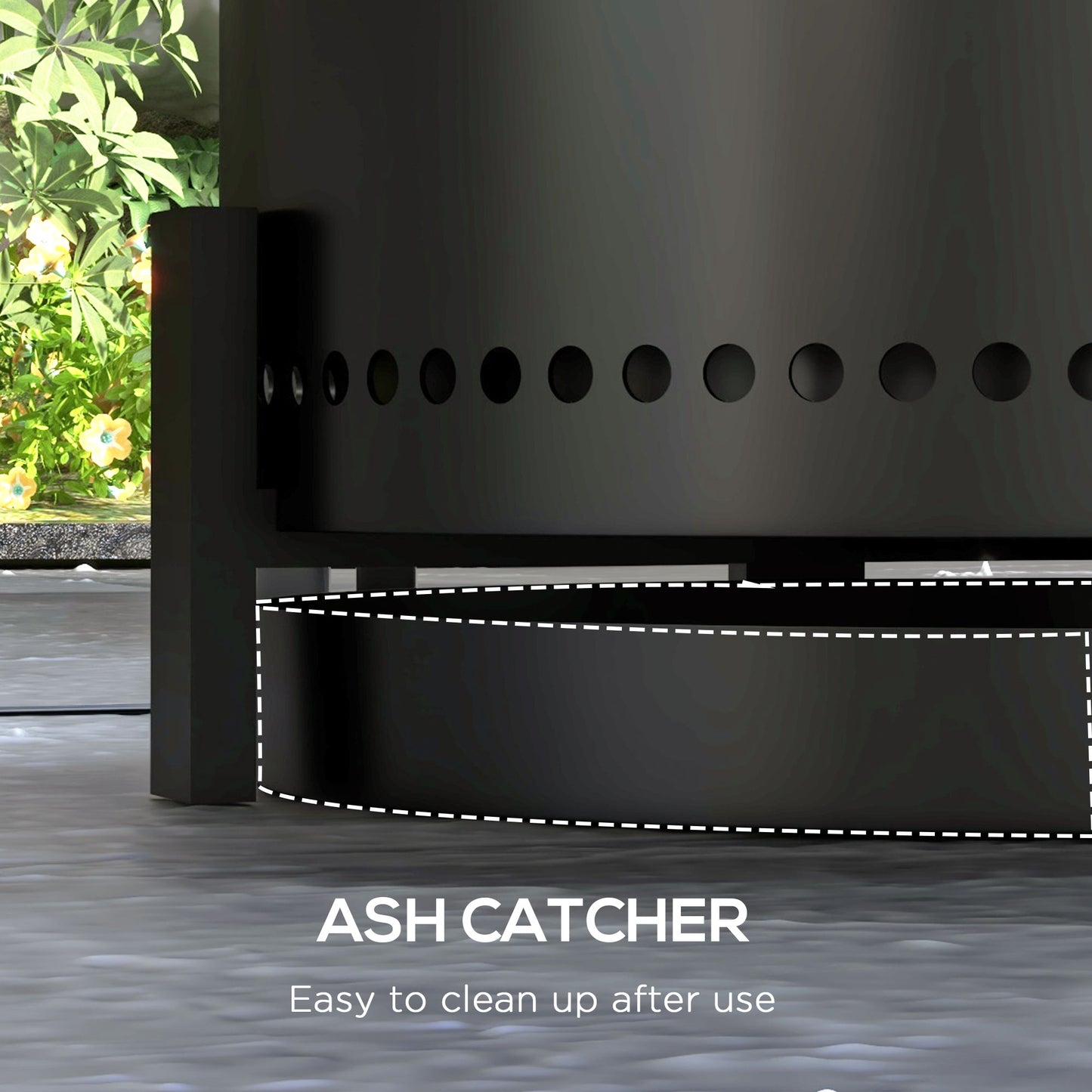 Smokeless Fire Pit with Ash Catcher