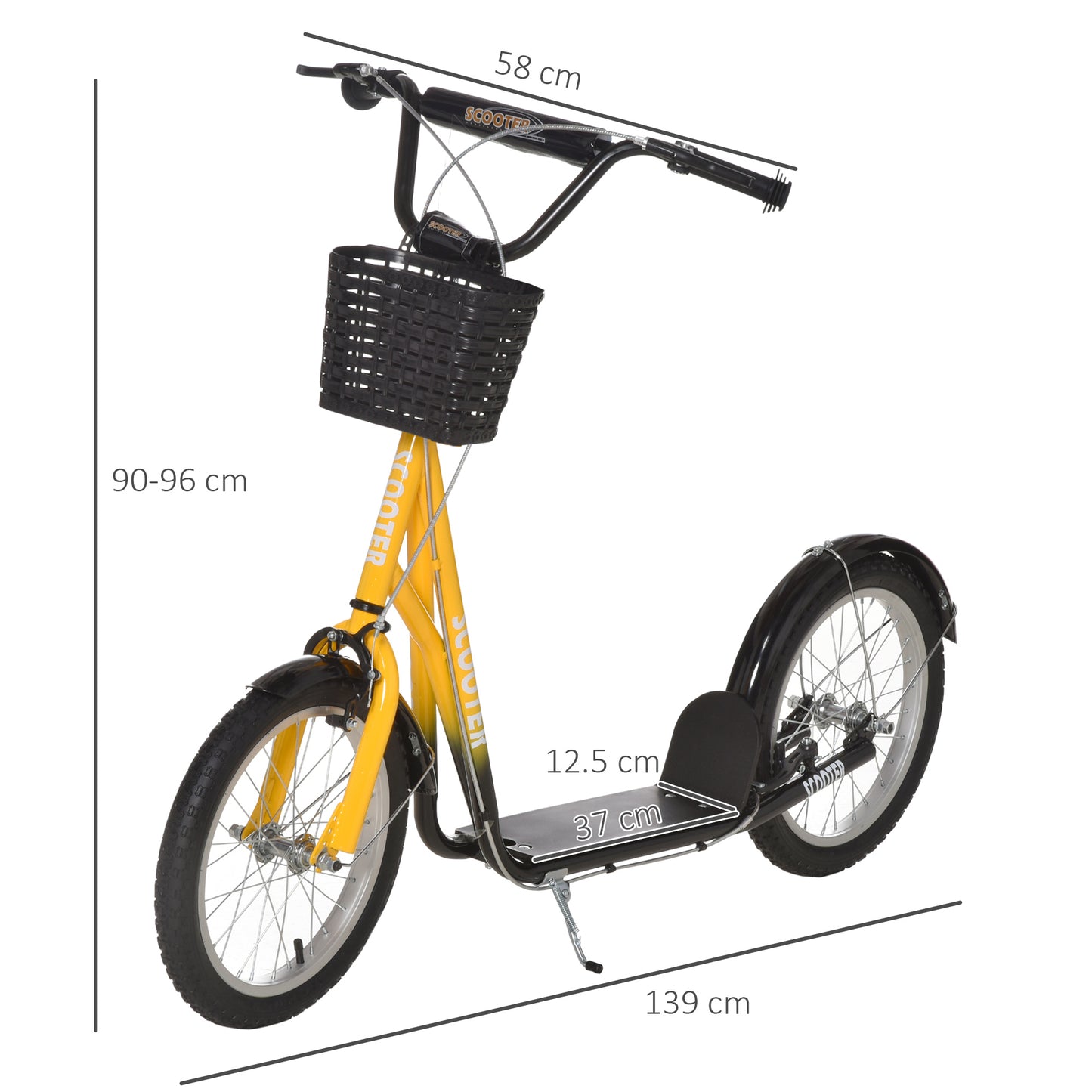 Kids Scooter, Kick Stunt Scooter with Adjustable Handlebar
