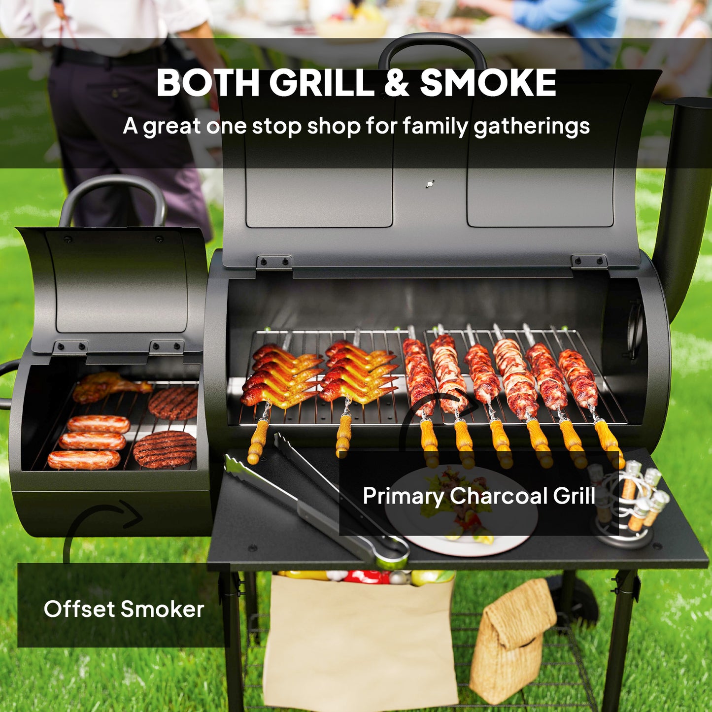 Barbecue Grill Portable Outdoor Charcoal BBQ Grill