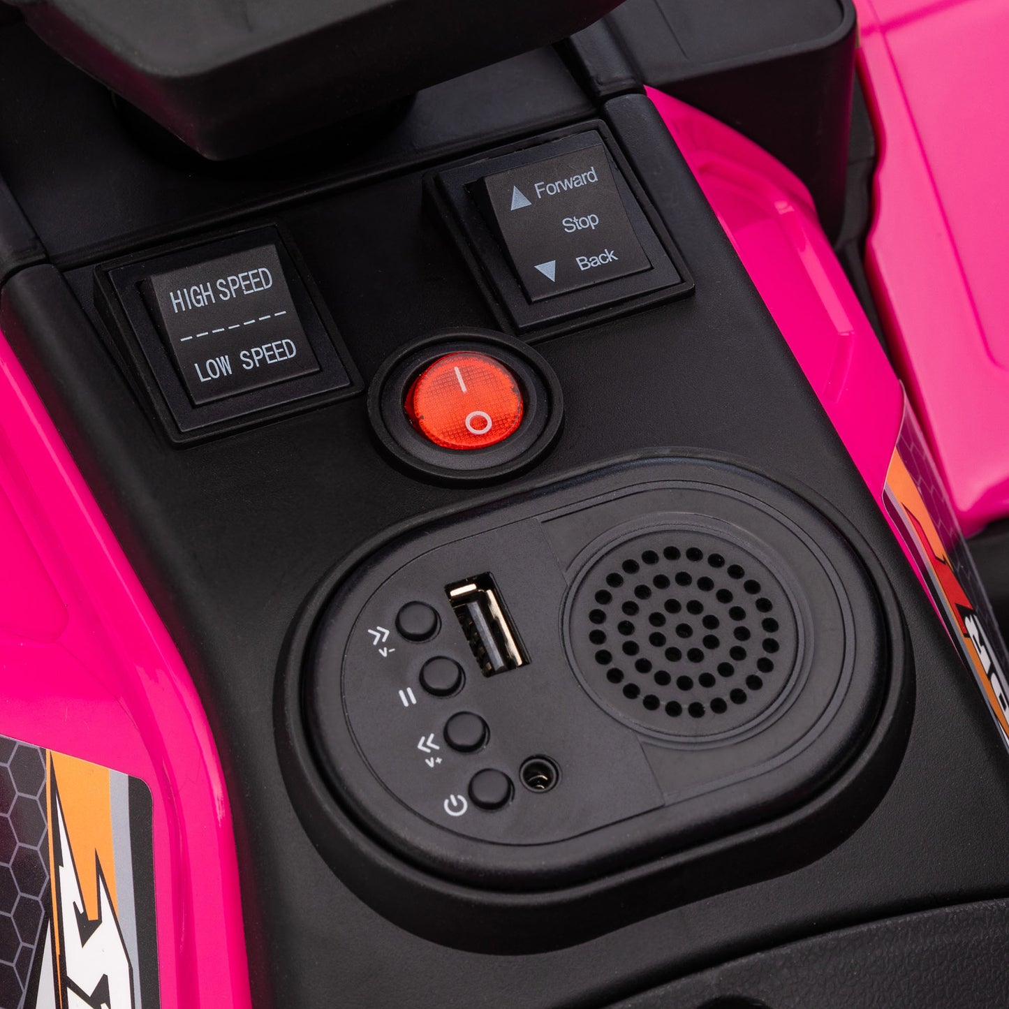 12V Kids Quad Bike with Forward, Reverse Functions
