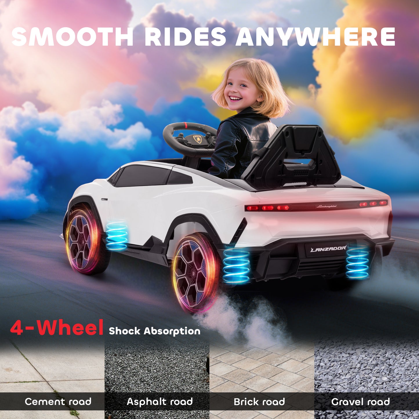 12V Licensed Lamborghini Electric Cars for Kids