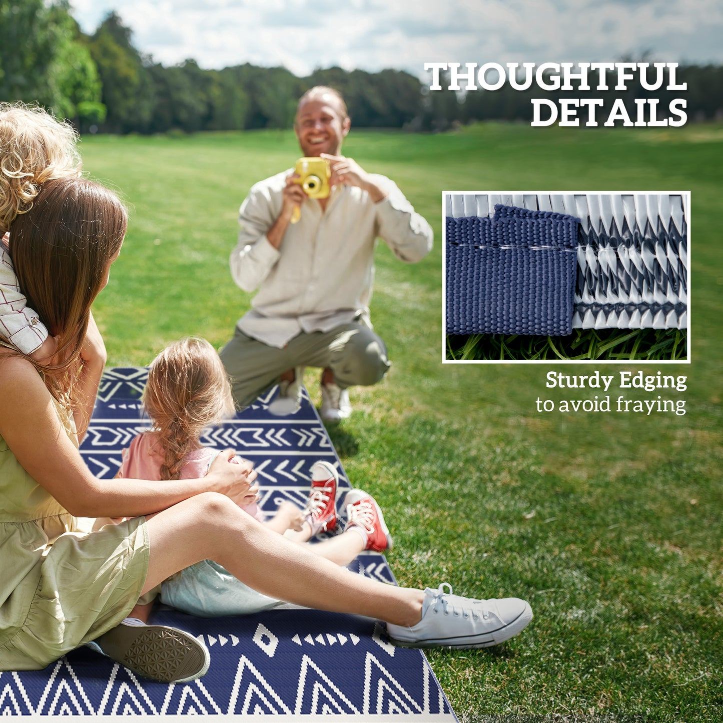 Reversible Outdoor Rug with Carry Bag (1)
