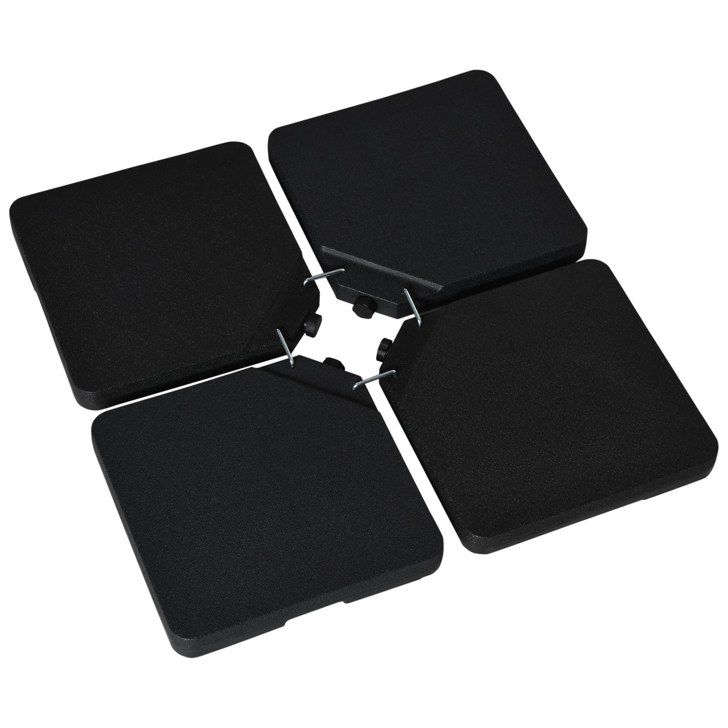 Four-Piece Plastic Cantilever Parasol Base