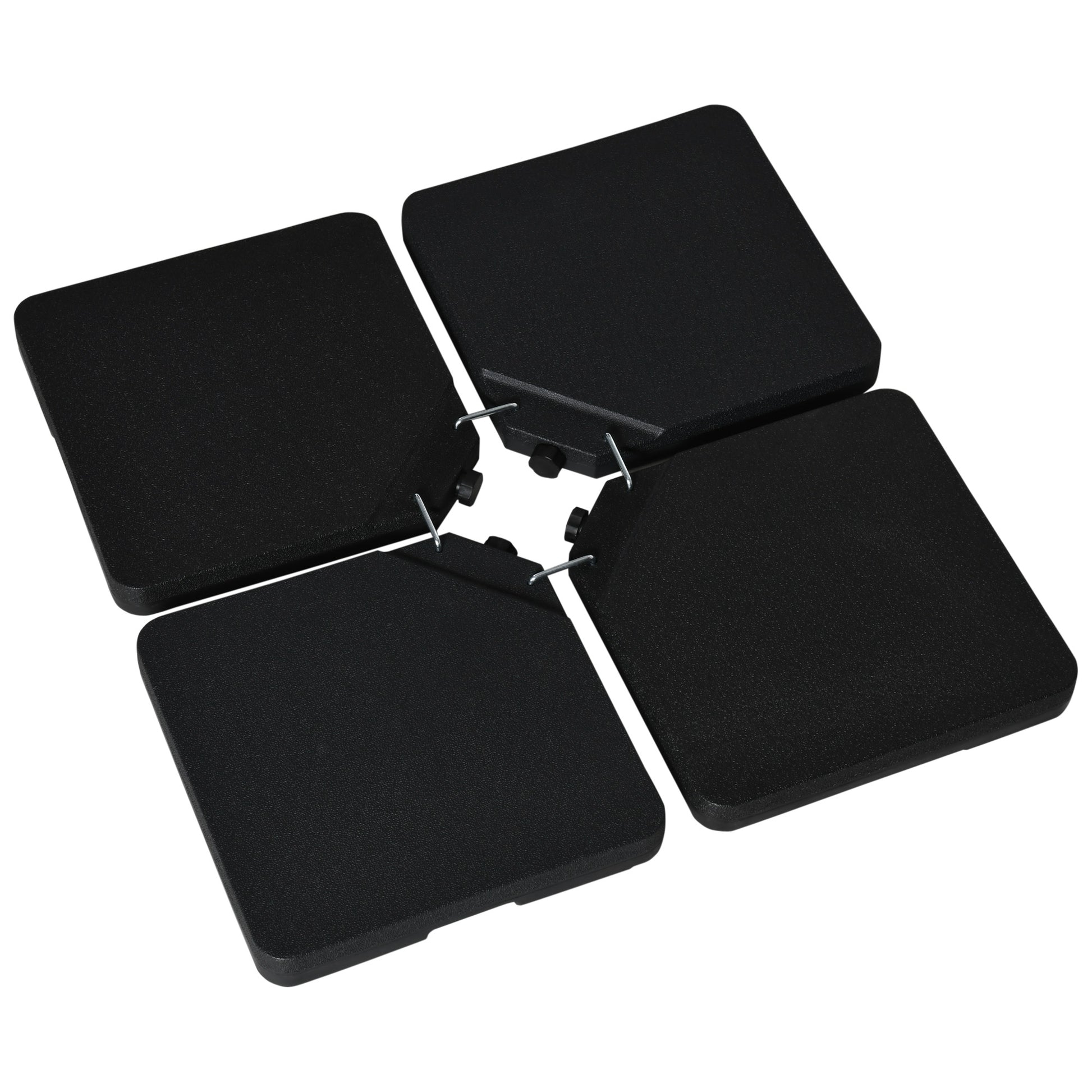 Four-Piece Plastic Cantilever Parasol Base