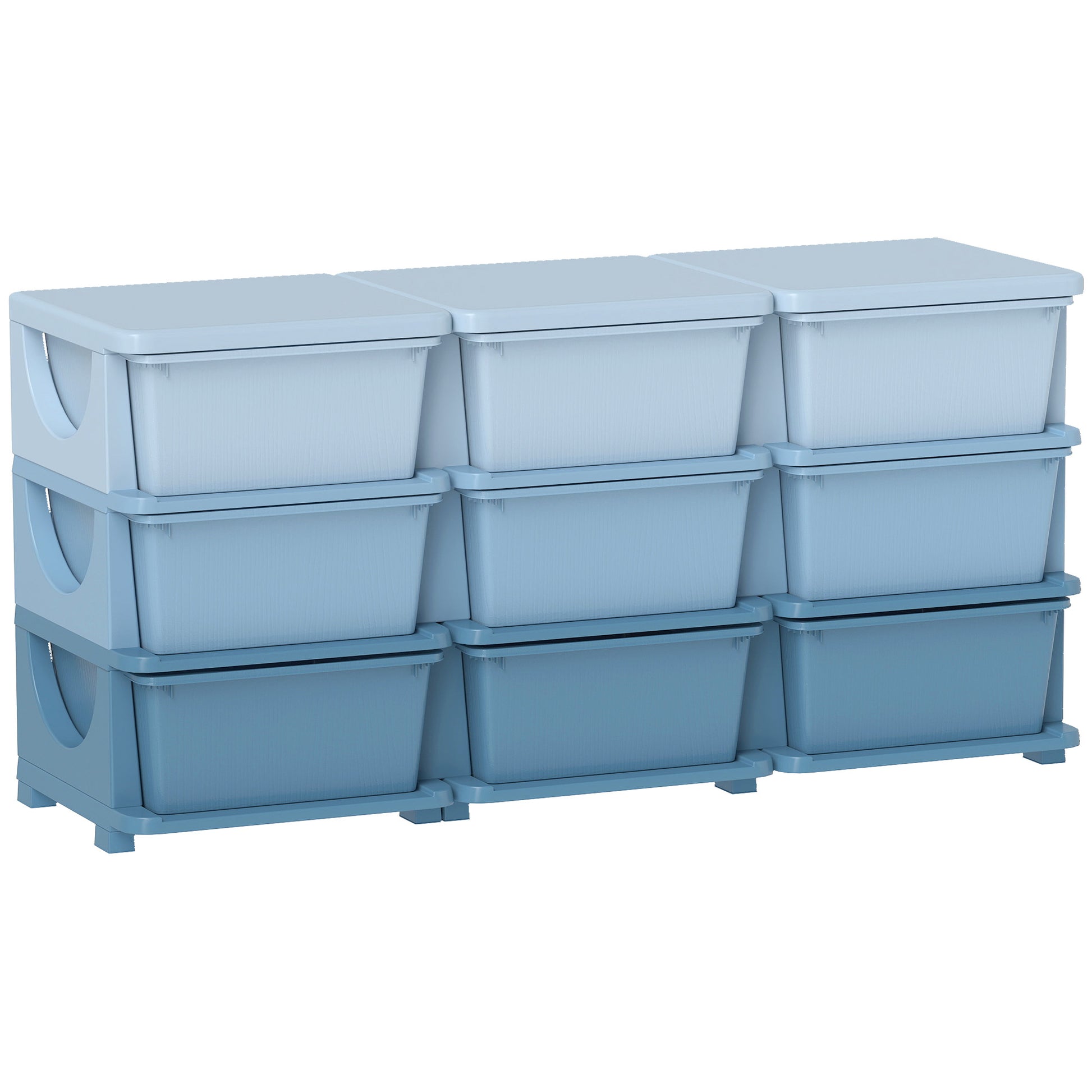 Kids Storage Unit, with Nine Drawers